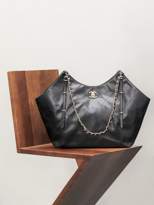 Chanel Maxi Tote Bag: G-Dragon Inspired Design, Montebello Calfskin, Gold Hardware 1 Chanel Maxi Tote Bag: G-Dragon Inspired Design, Montebello Calfskin, Gold Hardware