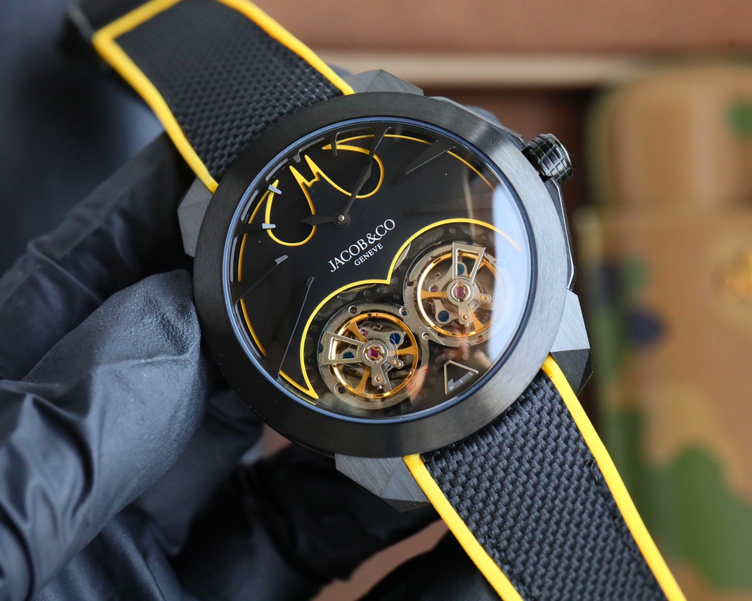 Jacob & Co Batman-themed Watch Collection: Halo Shell 2645 & Drilling Shells P2875. - 图片 2