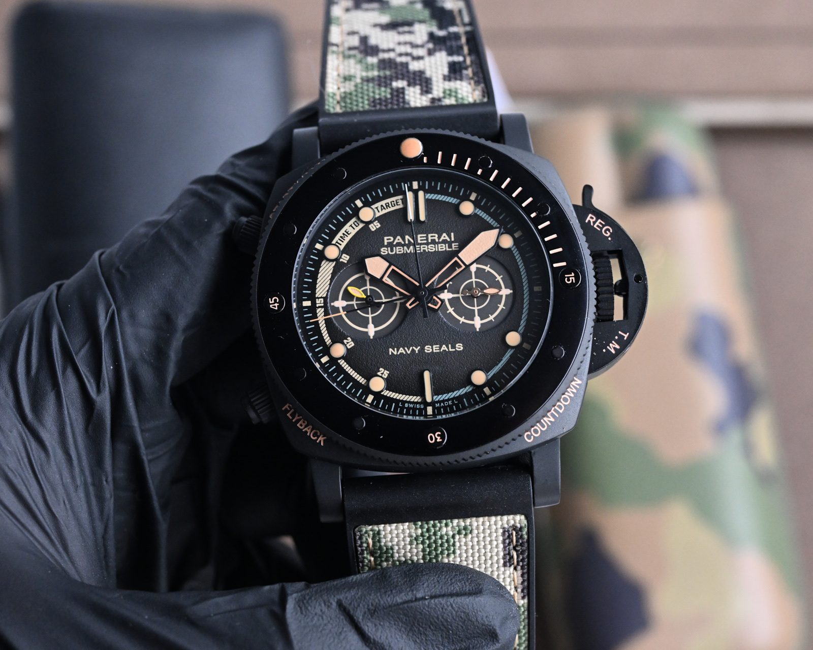 New SUBMERSIBLE BMG-TECCHTM Watch: Durable Material, Unique Design, Clear Visibility