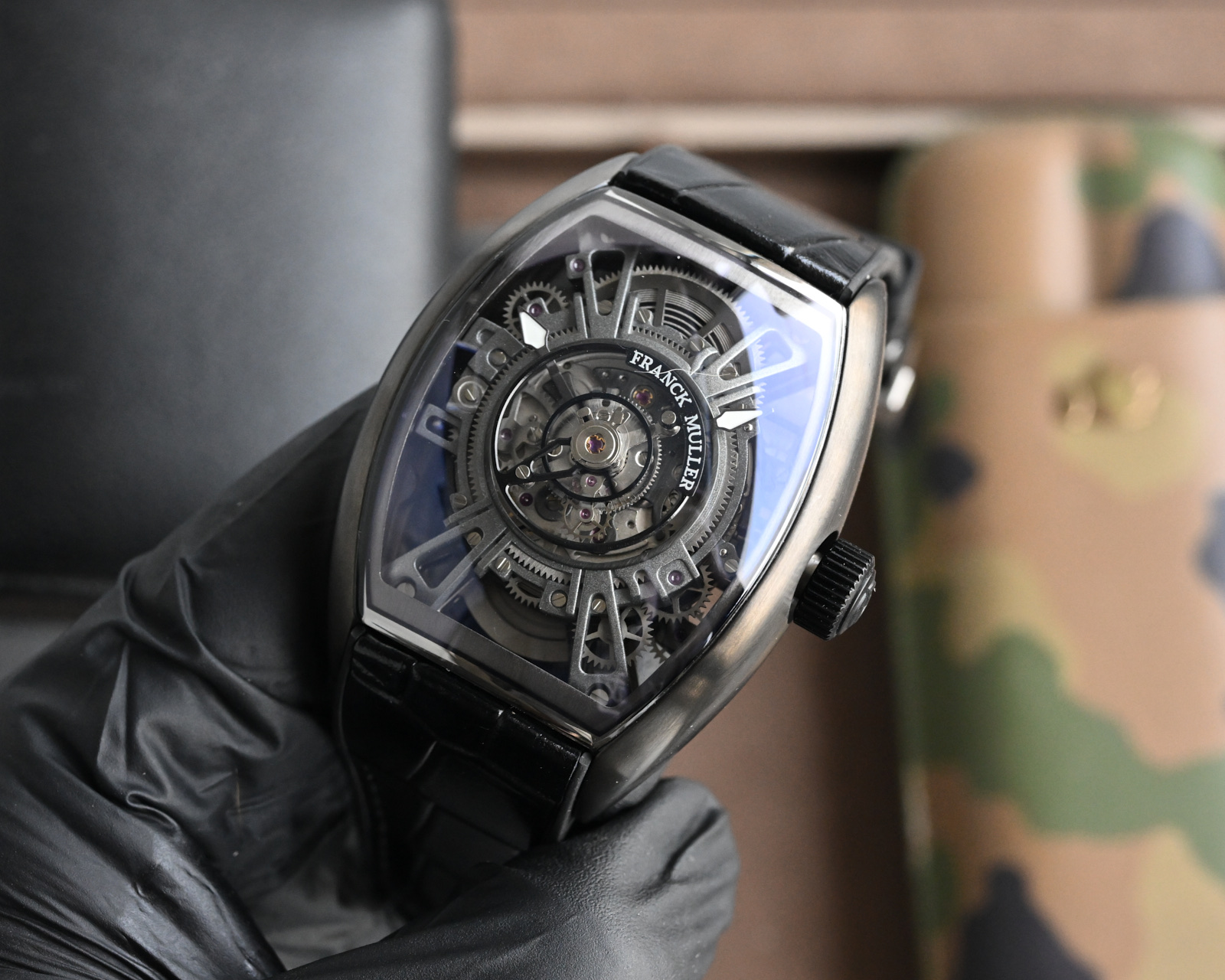 Franck Muller Curvex CX Central Tourbillon Skeleton Watch - Steel Case 4 i1744918399744 4868 0 2