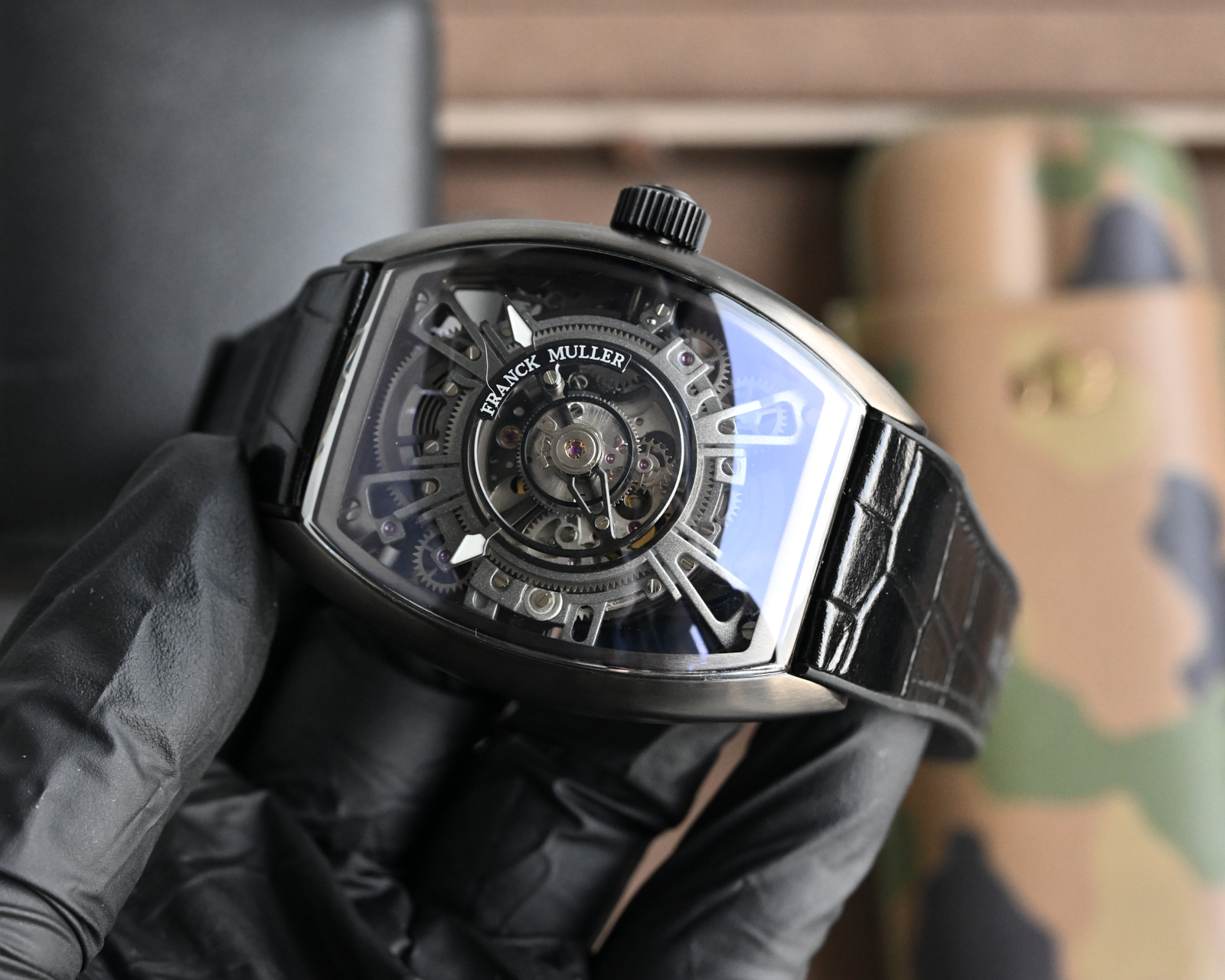 Franck Muller Curvex CX Central Tourbillon Skeleton Watch - Steel Case 5 i1744918401440 2136 0 3