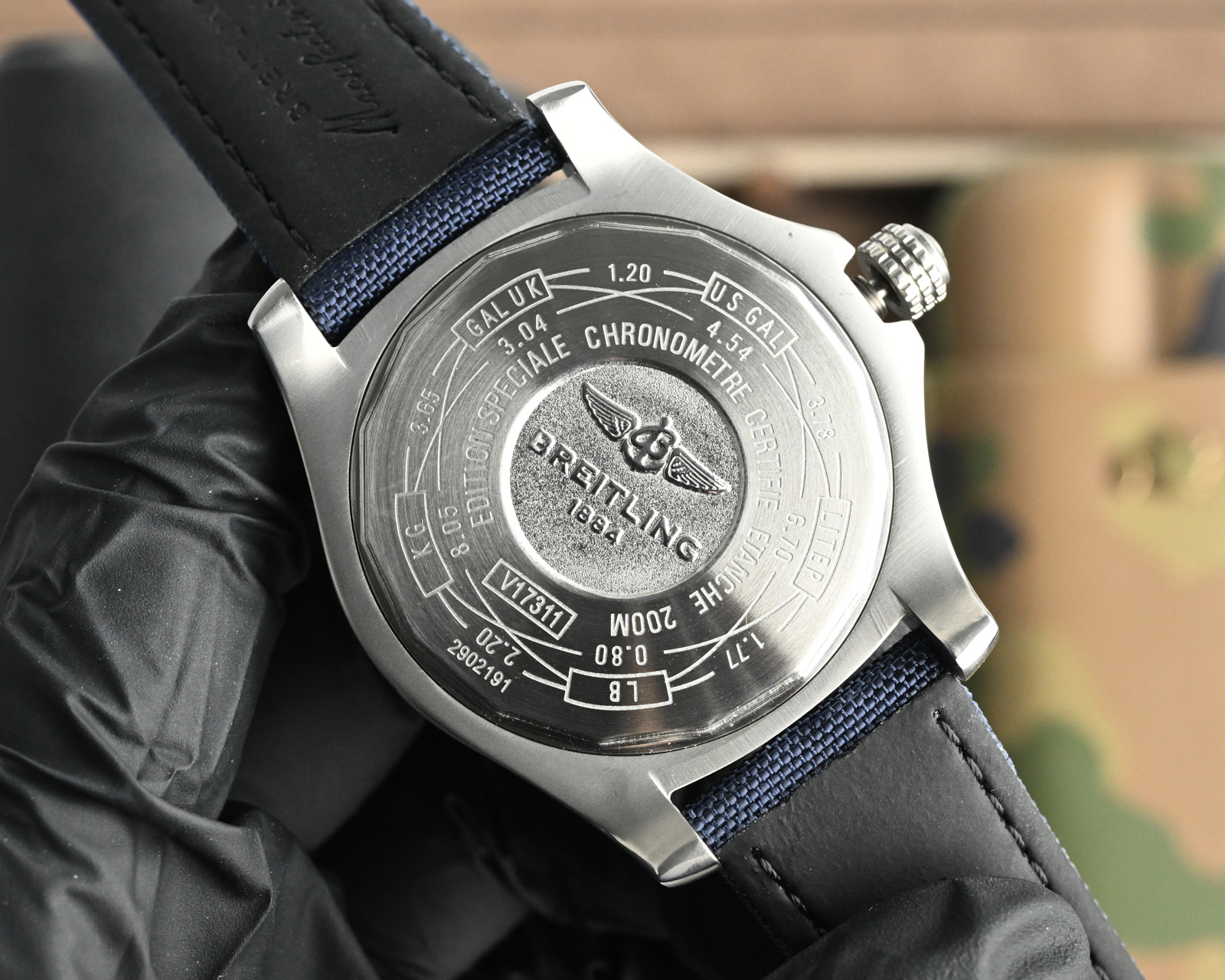 Breitling Avenger Blackbird Automatic Men's Watch, Blue Strap, 43mm 7 i1748457866655 8086 0 5