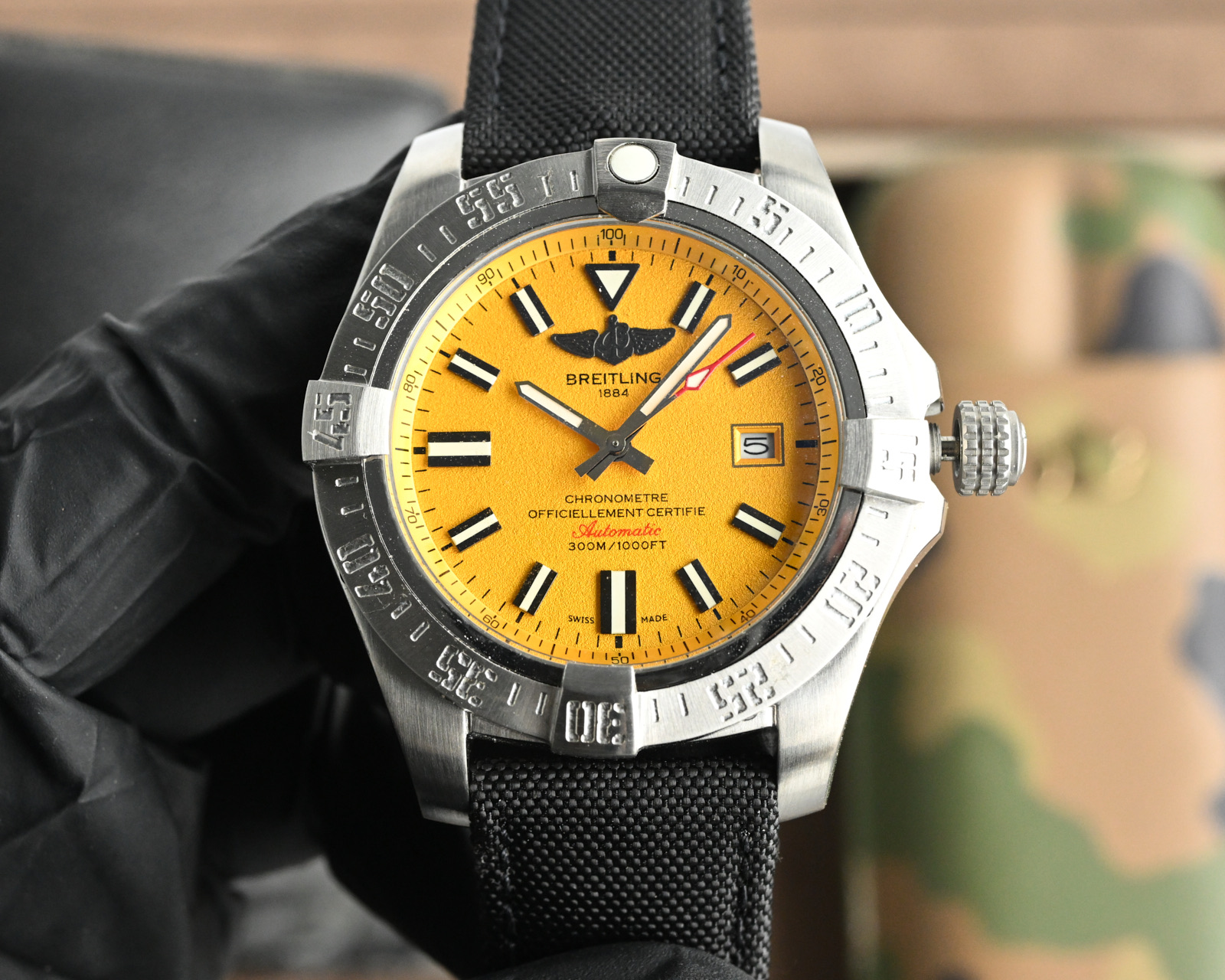 Breitling Avenger Blackbird Automatic Men's Watch, Blue Strap, 43mm 10 i1748457866664 5992 0 8
