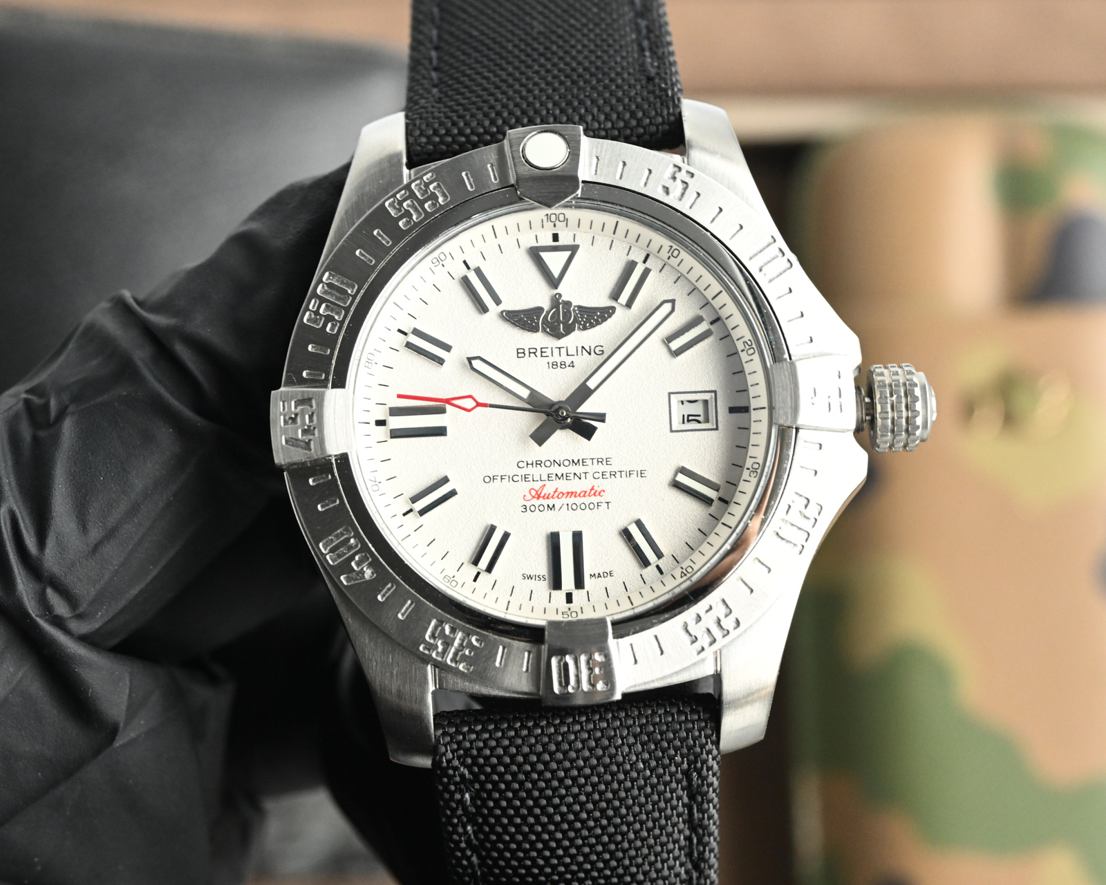 Breitling Avenger Blackbird Automatic Men's Watch, Blue Strap, 43mm 9 i1748457868898 7340 0 7
