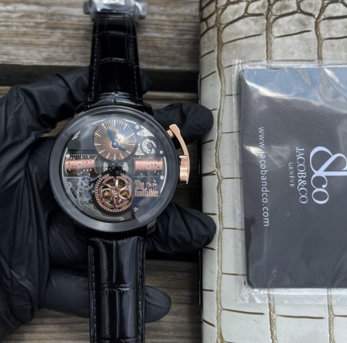 Jacob & Co The Godfather 45mm Stainless Steel Black Watch 1 Jacob & Co The Godfather 45mm Stainless Steel Black Watch