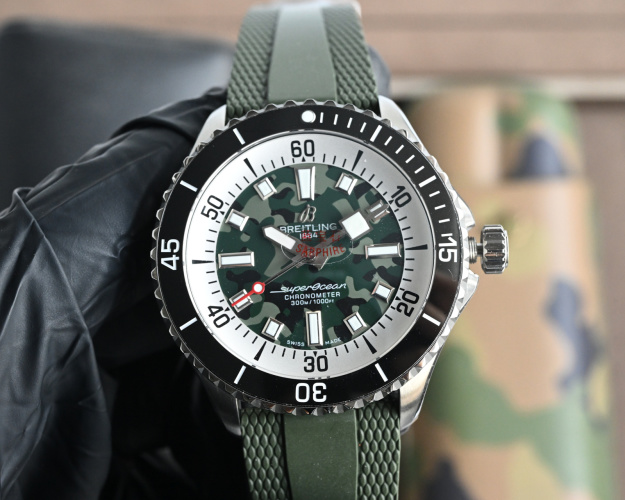 Breitling Superocean Automatic 42 Camouflage Dial Men's Watch A17366A71L1W1 1 Breitling Superocean Automatic 42 Camouflage Dial Men's Watch A17366A71L1W1