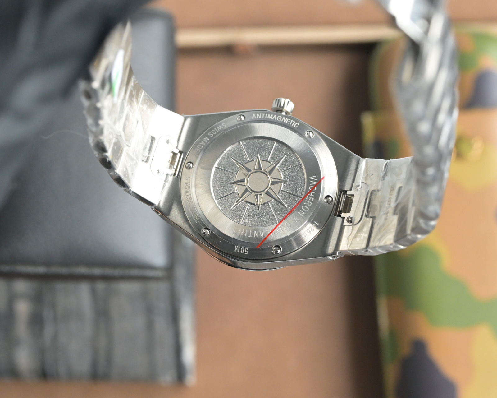 V.C. Danton New Overseas Stone Wristwatch: Elegant Design with Swiss Precision - 图片 7