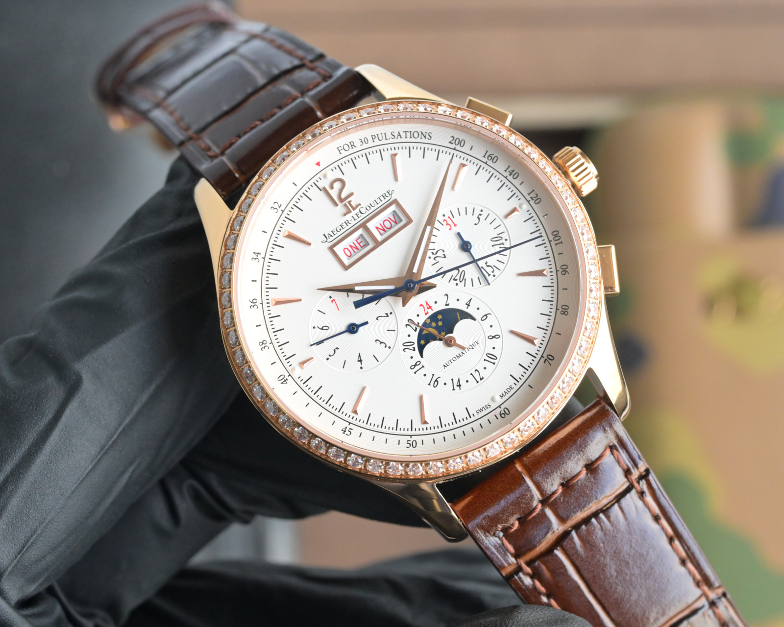 “JAEGER-LECOLUTRE Master of the Architects Series 4138420 Watch Upgrade Details” - 图片 2