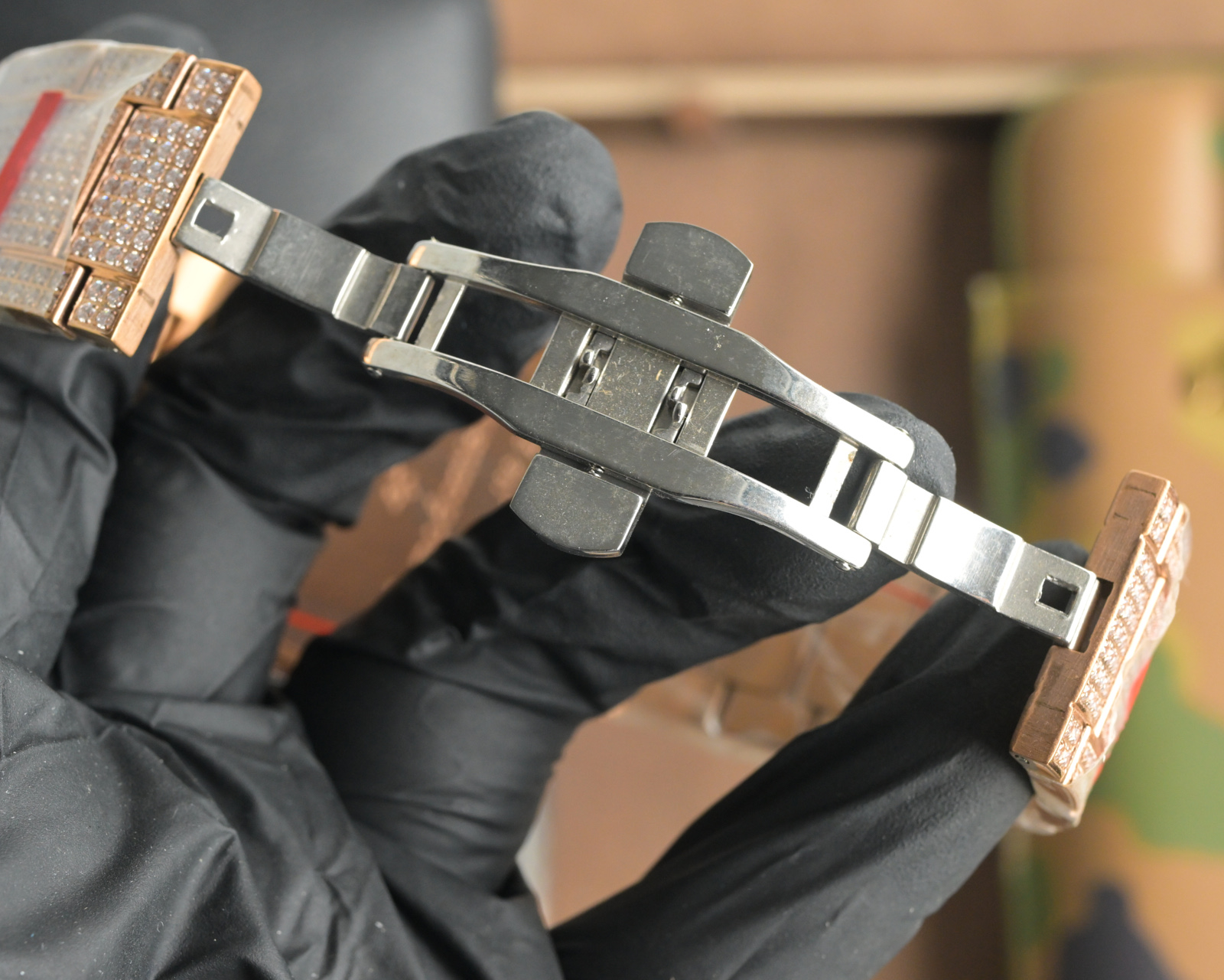 “Franck Muller V45 SC DT Watch: Automated Machine Cores, Blue-Ray Glass, Cow Skin Belt, Acoustic Design” - 图片 6
