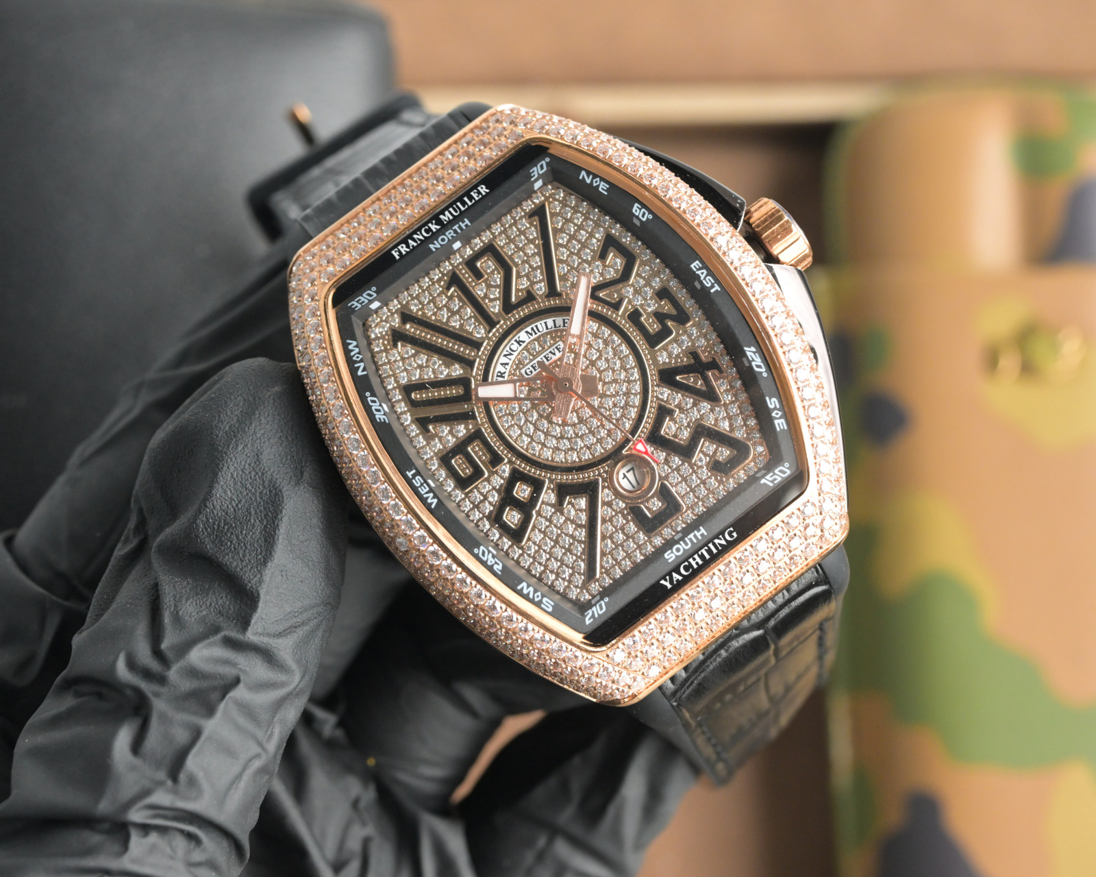 “Franck Muller V45 SC DT Series Watch Review: Automated Machine, Blue-Ray Glass, Cow Skin Belt” - 图片 2