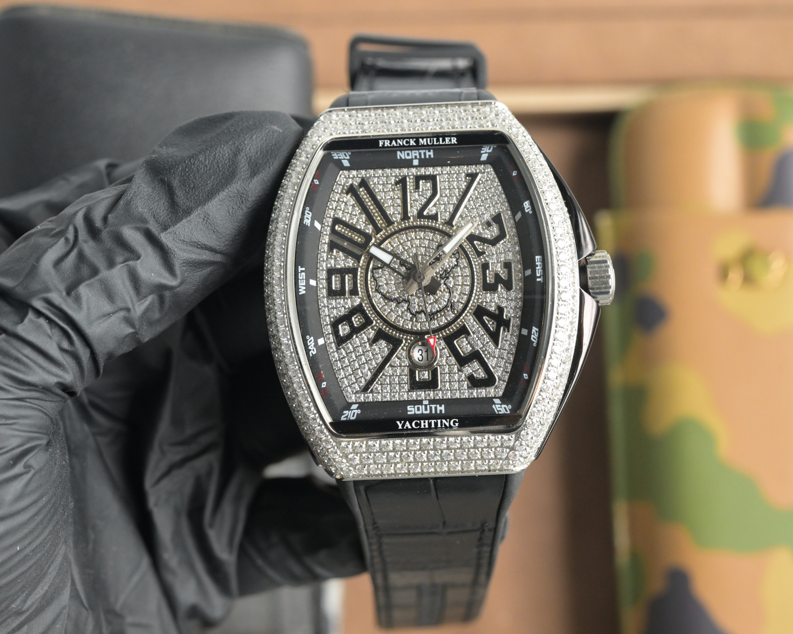“Franck Muller V45 SC DT Series Watch Review: Automated Machine, Blue-Ray Glass, Cow Skin Belt” - 图片 9