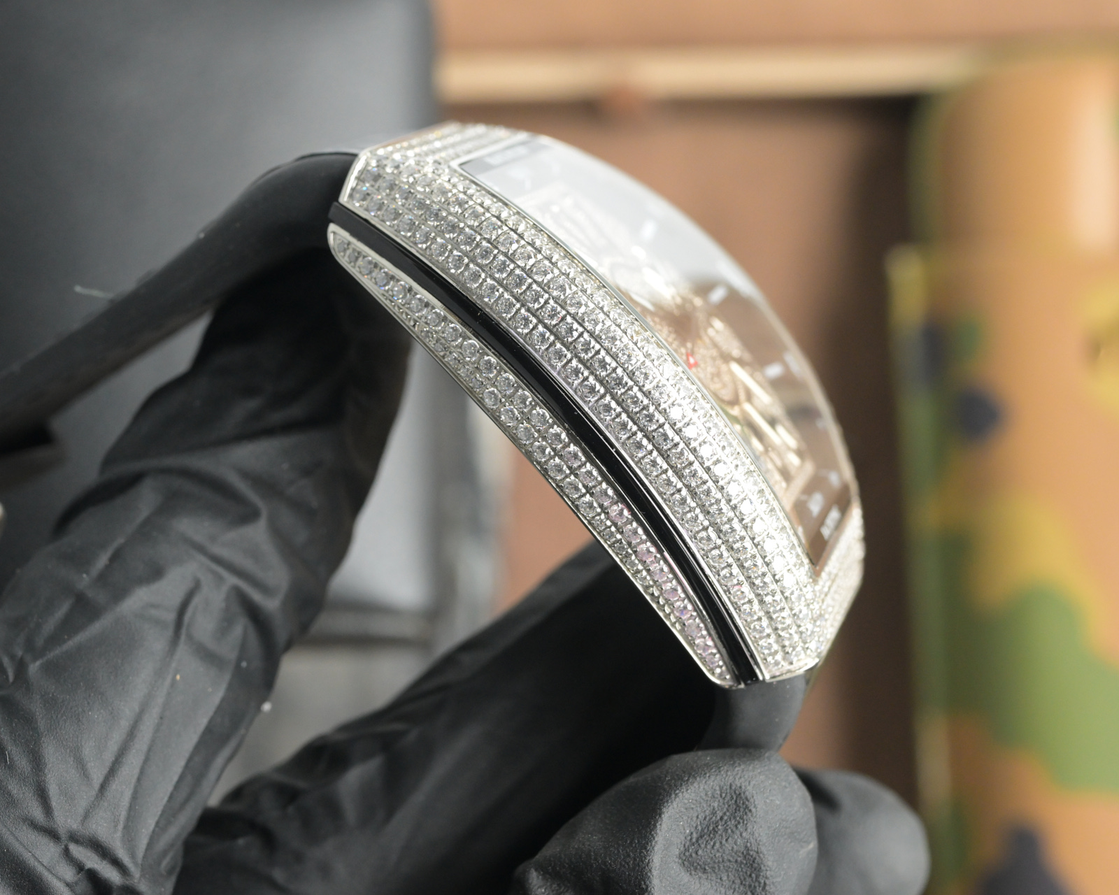 Luxury Franck Muller V45 SC DT Series Watch Review: Blue-Ray Glass, Cow Skin Belt, Sports Style - 图片 8