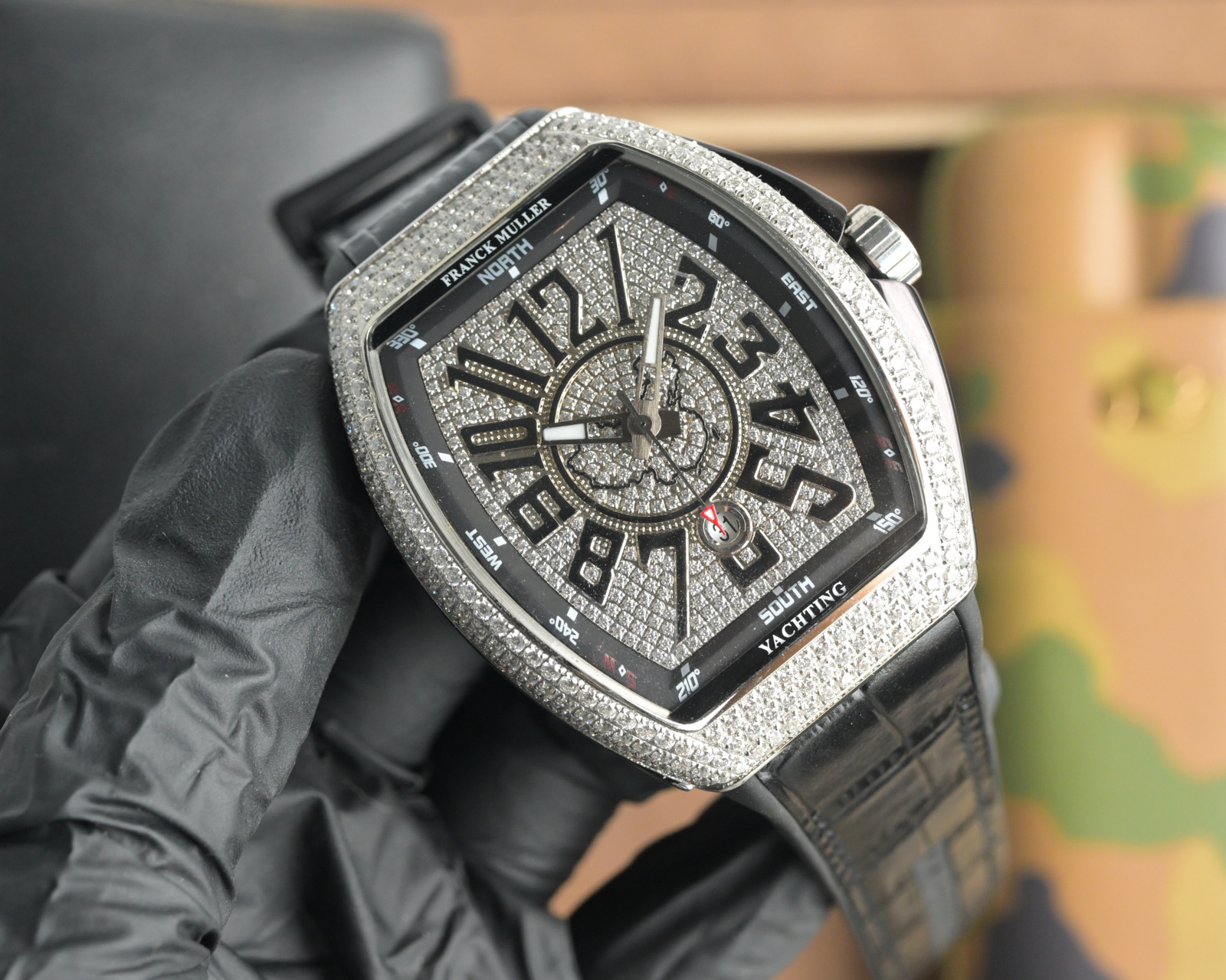 Luxury Franck Muller V45 SC DT Series Watch Review: Blue-Ray Glass, Cow Skin Belt, Sports Style - 图片 2