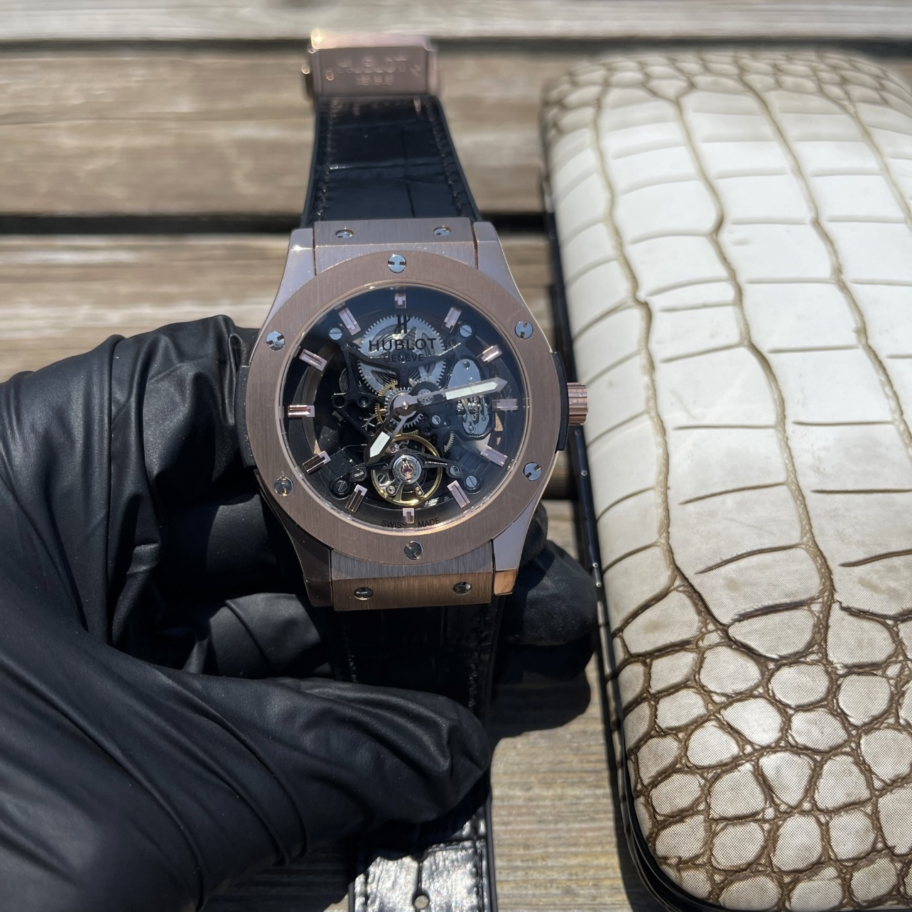 Elegant Men's Automatic Mechanical Watch with Rubber Strap - 45mm Diameter 7 i1753550212915 7552 0 5