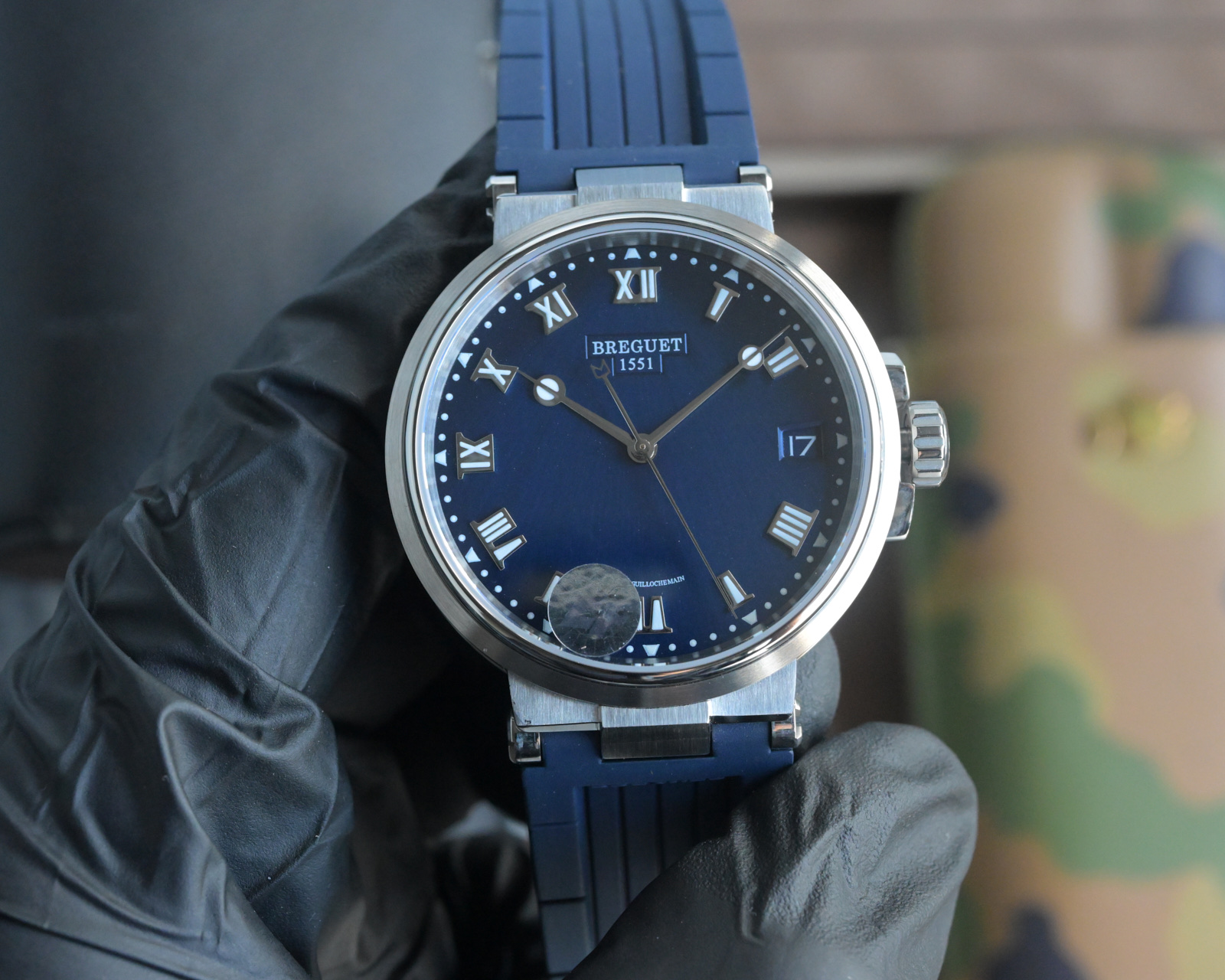 Luxury White Shell Wristwatch 4025 with Beryllium P4140 Crocodile Skin – New CF Rose Product Launch - 图片 9
