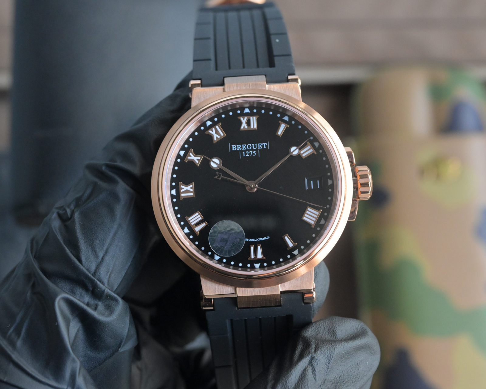 Luxury White Shell Wristwatch 4025 with Beryllium P4140 Crocodile Skin – New CF Rose Product Launch - 图片 8