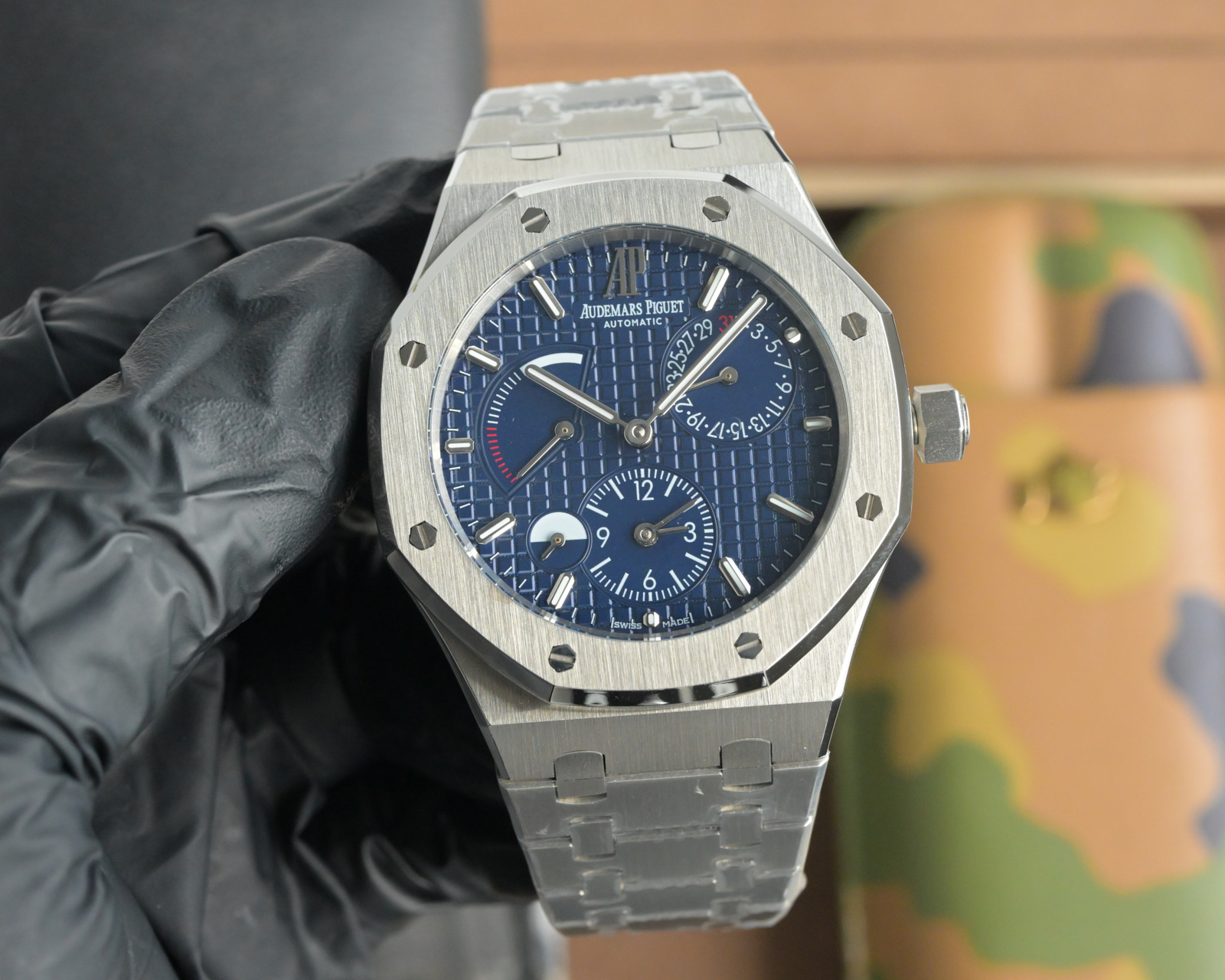 Title: Royal Oaks Watch by Abby with Imported Dual-Site Automatic Machine Core Summary: The 41mmx13.5mm watch features 316L steel, sapphire crystal, super-night - 图片 3