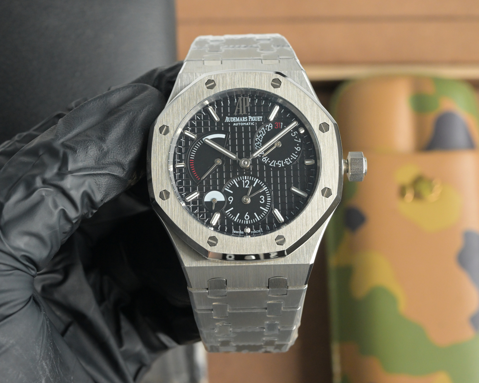 Title: Royal Oaks Watch by Abby with Imported Dual-Site Automatic Machine Core Summary: The 41mmx13.5mm watch features 316L steel, sapphire crystal, super-night - 图片 2