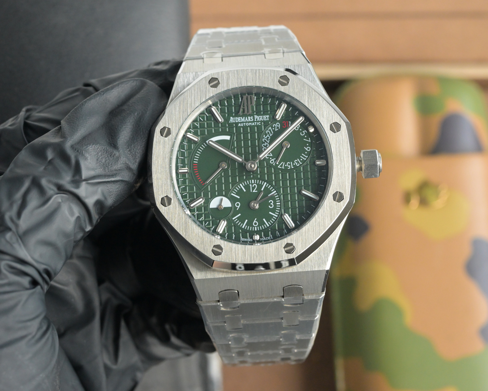 Title: Royal Oaks Watch by Abby with Imported Dual-Site Automatic Machine Core Summary: The 41mmx13.5mm watch features 316L steel, sapphire crystal, super-night - 图片 4