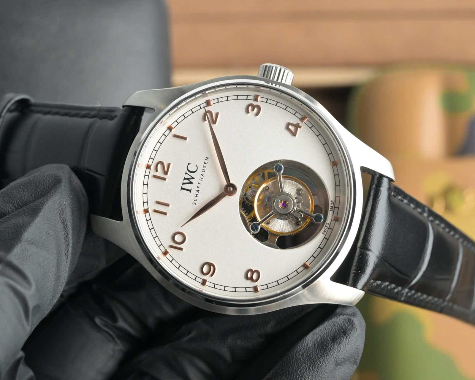 IWC Schaffhausen Tourbillon Men's Watch, 43mm, Mechanical Movement, Leather Strap 5 i1755889122083 4147 0 3