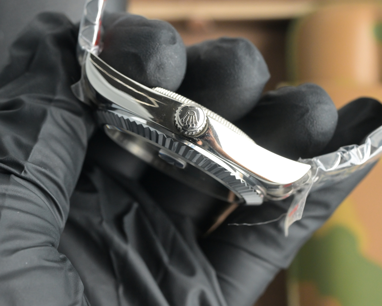 שעון רולקס Datejust 41 מ"מ מפלדת אל-חלד עם חוגה אפורה וספרות רומיות ירוקות 6 i1755973615609 6696 0 4