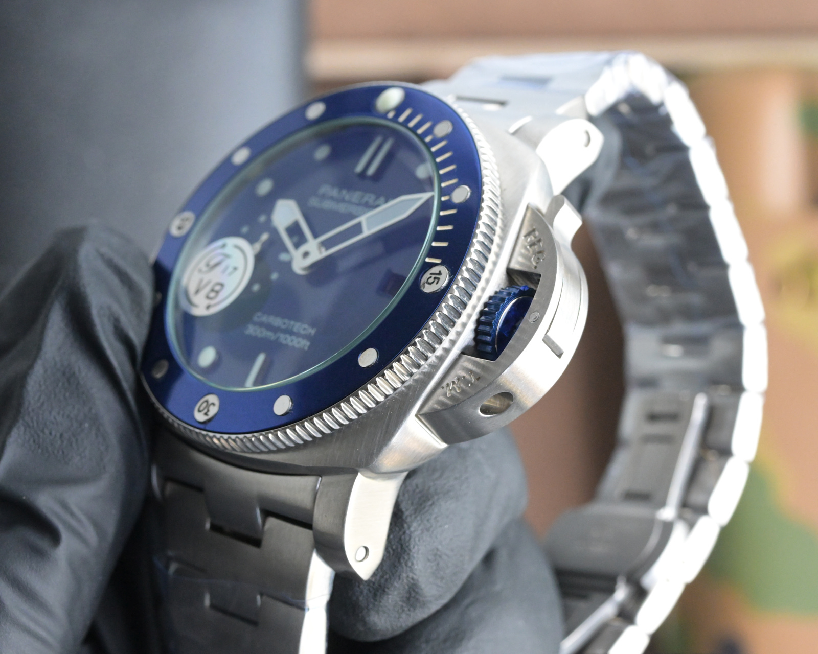 Panerai Submersible Automatic Men's Watch Blue Dial Stainless Steel 5 i1756750661032 9822 0 3