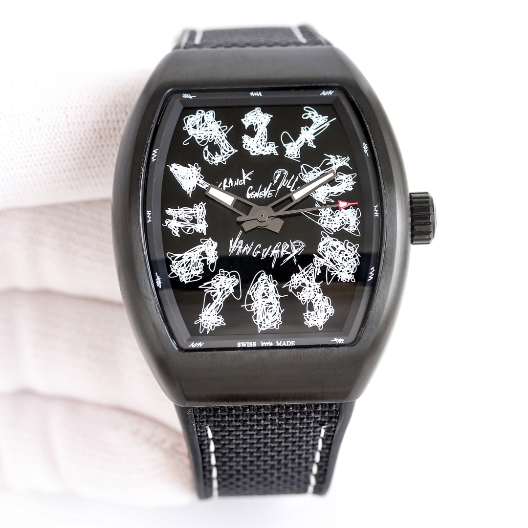 Franck Muller V45 Series Diamond-Accented Watch with Loes Van Delft Skull Design 5 i1743929757 4990 3