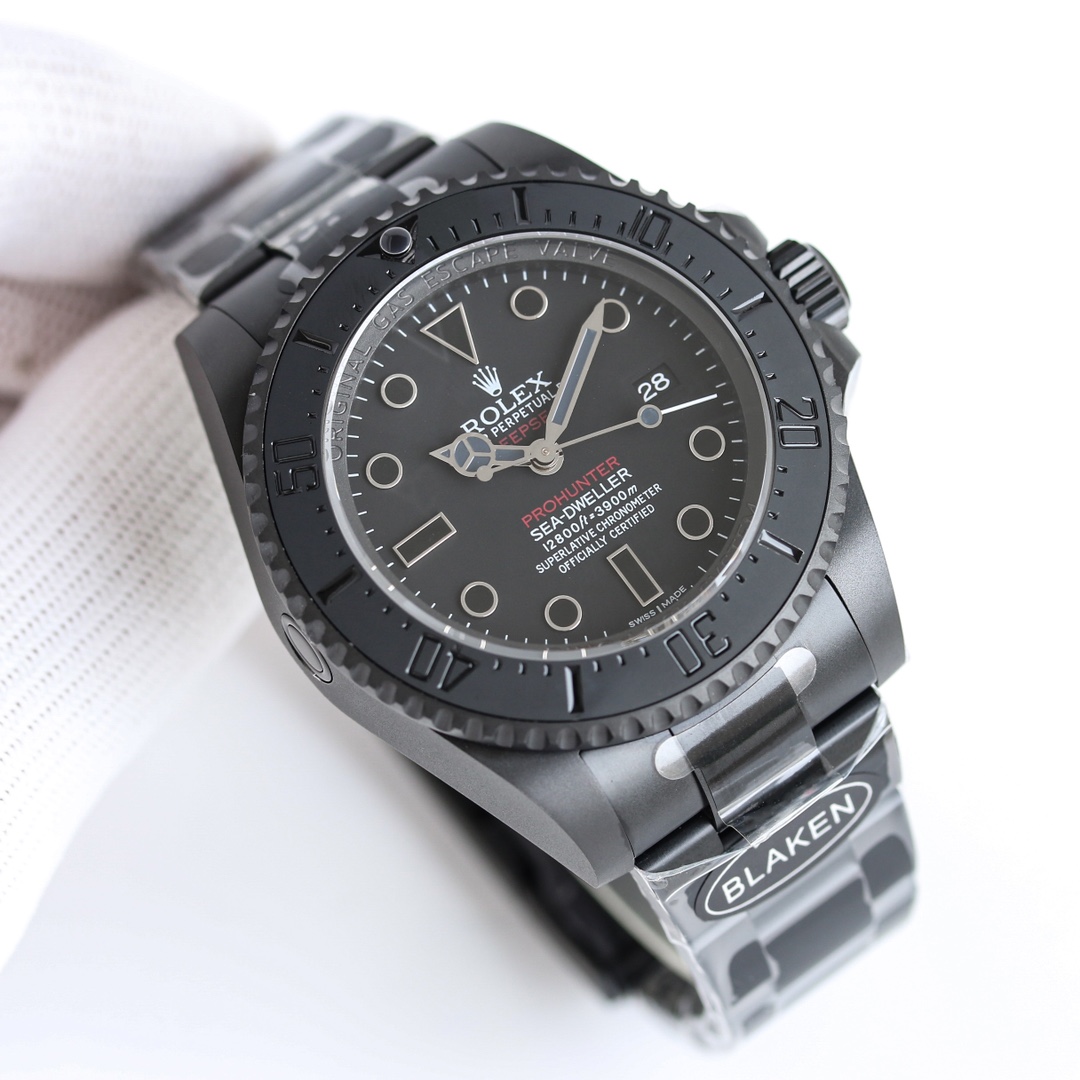 BLAKEN Rolex Sea-Dweller Deepsea Custom Edition Black DLC Coated Watch 6 i1748531997 2505 4