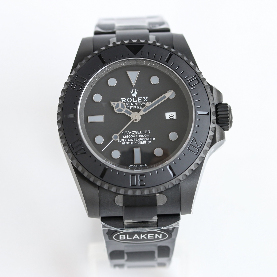 BLAKEN Rolex Sea-Dweller Deepsea Custom Edition Black DLC Coated Watch 3 i1748531997 3016 1