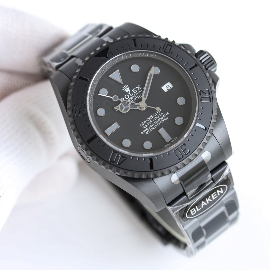 BLAKEN Rolex Sea-Dweller Deepsea Custom Edition Black DLC Coated Watch 4 i1748531997 4796 2