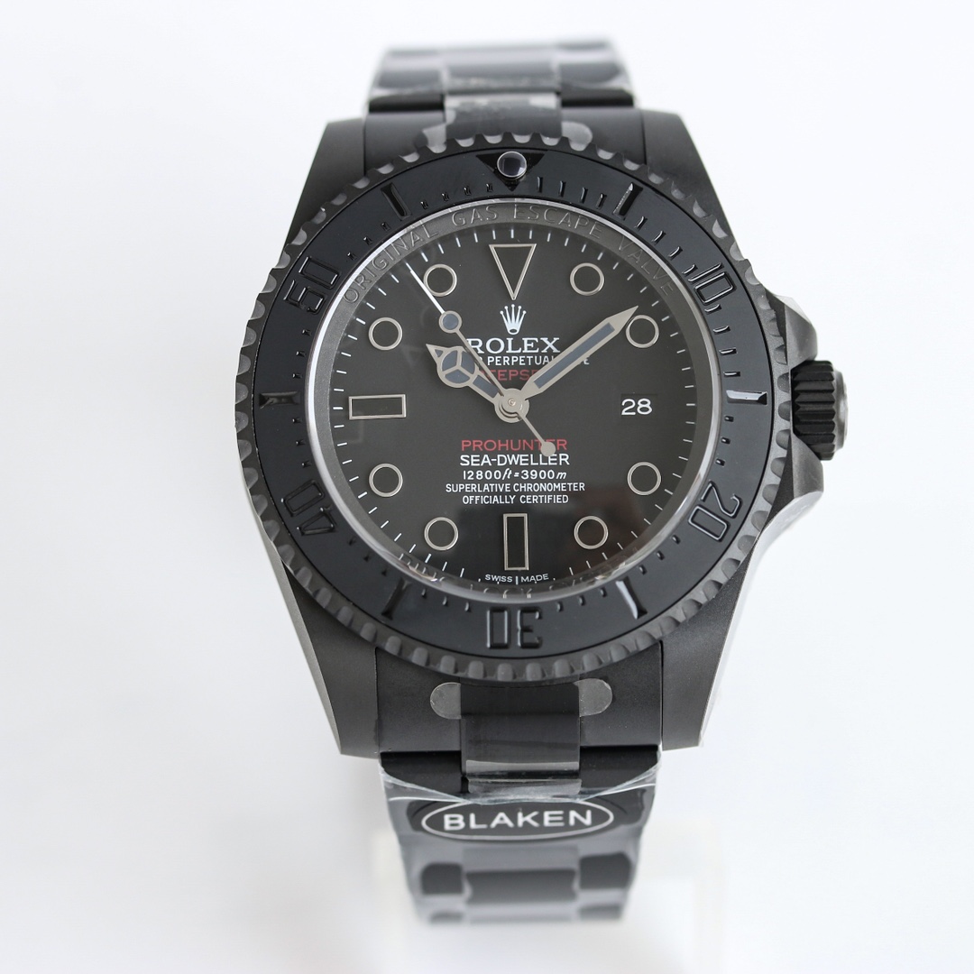 BLAKEN Rolex Sea-Dweller Deepsea Custom Edition Black DLC Coated Watch 2 i1748531997 8526 0