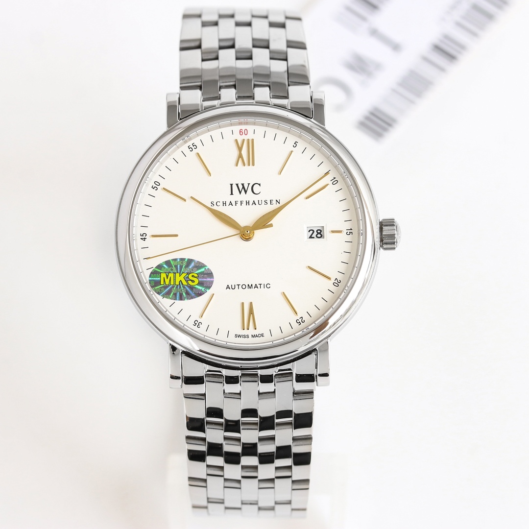 NO:393824,White-shell Rose MKS is coming, IWC Botaofino series steel belt men's watch!  The most popular simple, elegant and atmospheric formal wear watch!  【Case】40mm case!  Ultra-thin thickness 9.2mm Swiss-grade seiko polished and polished!  Make the appearance round and full and the details are in place!  Very beautiful!  [Dial] Sapphire watch mirror anti-glare coating, the dial uses the most classic willow leaf needle, with blue rhodium plated, nine pink gold, gold, and platinum needles!  Taiwan’s top craft dial!  Carefully crafted and perfectly restored!  【Movement】Exclusively uses imported movement!  Super high quality!  Accurate and durable when walking!  Almost zero rehabilitation!  [Watch strap] The market exclusive original molded steel strap is comparable to the original one!  Exclusive and meticulously customized, the production guarantees superior quality and gives the wearer an excellent wearing experience. Buy Bottom and be sure to produce MKS!  Must be a fine product!  Quality of a large factory!  Welcome to reprint!  , iwc, gold19860909白壳玫壳 MKS重磅来袭 IWC万国柏涛菲诺系列钢带款男表！最受欢迎的简洁,优雅,大气的正装风范手表！【表壳】40毫米的表壳！超薄厚度9.2mm 瑞士级精工打磨抛光！使得外观圆润饱满,细节到位！非常漂亮！【表盘】蓝宝石表镜防眩光镀膜,表盘采用最经典的柳叶针,有蓝色镀铑,玖瑰金,黄金,白金针！台湾顶级工艺表盘！精心制作,完美还原！【机芯】独家采用进口机芯！品质超高！走时精准耐用！几乎零返修！【表带】市场独家原版开模钢带足以原装媲美！独家精心定制,出品保证了优越的品质,给佩戴者极佳的佩戴体验.买柏涛菲诺,认准mks出品！必属精品！大厂品质！欢迎转载！,,iwc,gold,Watch