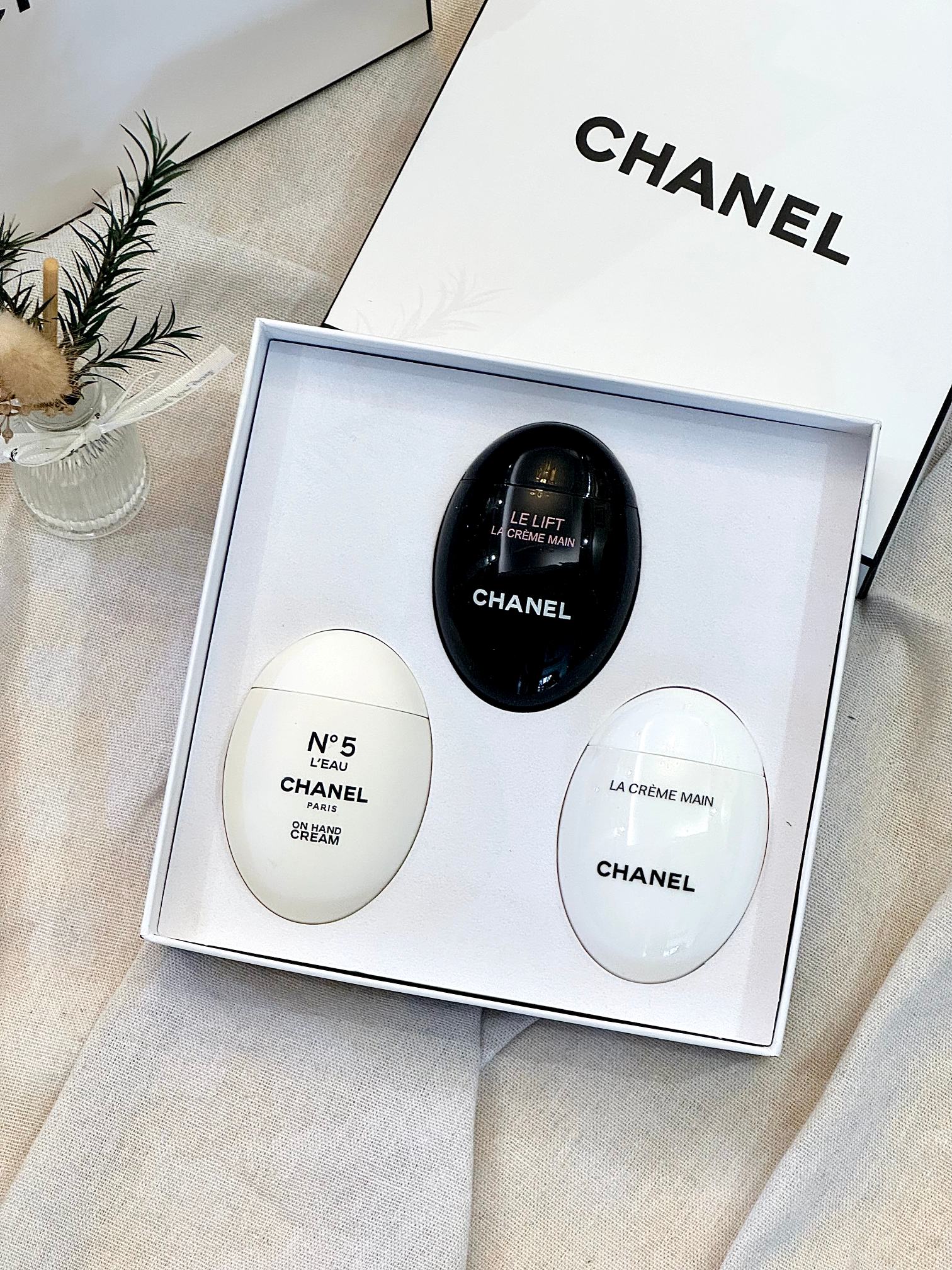 CHANEL Hand Cream 3-Piece Set - Comprehensive 3