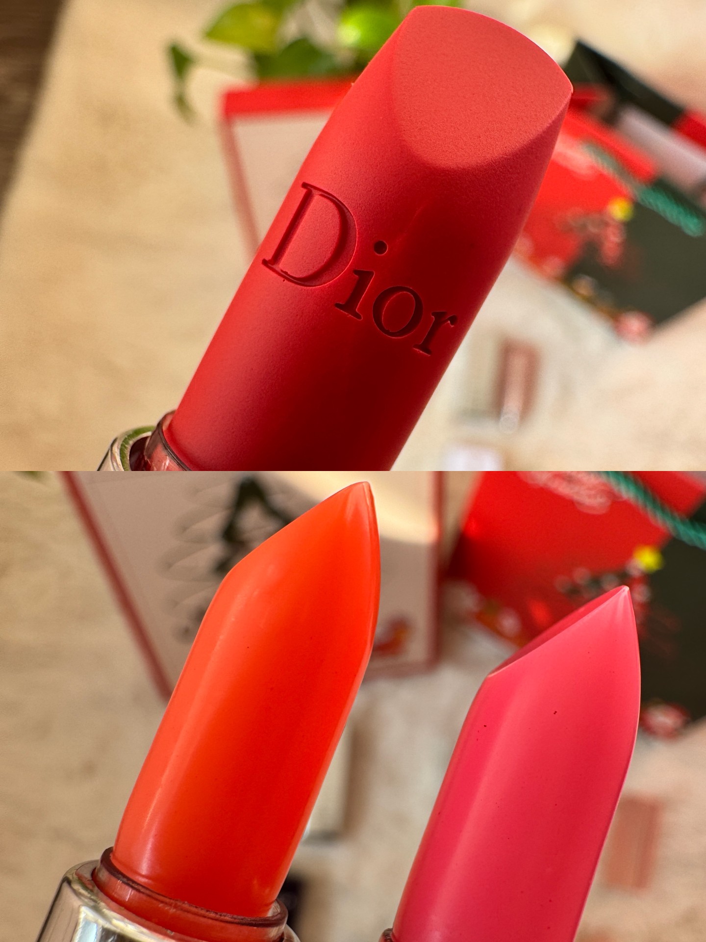 内含:迪奥999#口红+迪奥001#+迪奥004#+迪奥真我香氛5ml+拉菲草 6