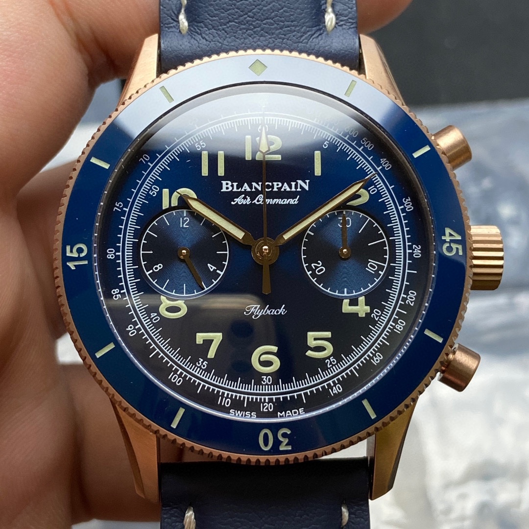 Blancpain Watch Blue Polishing Vintage