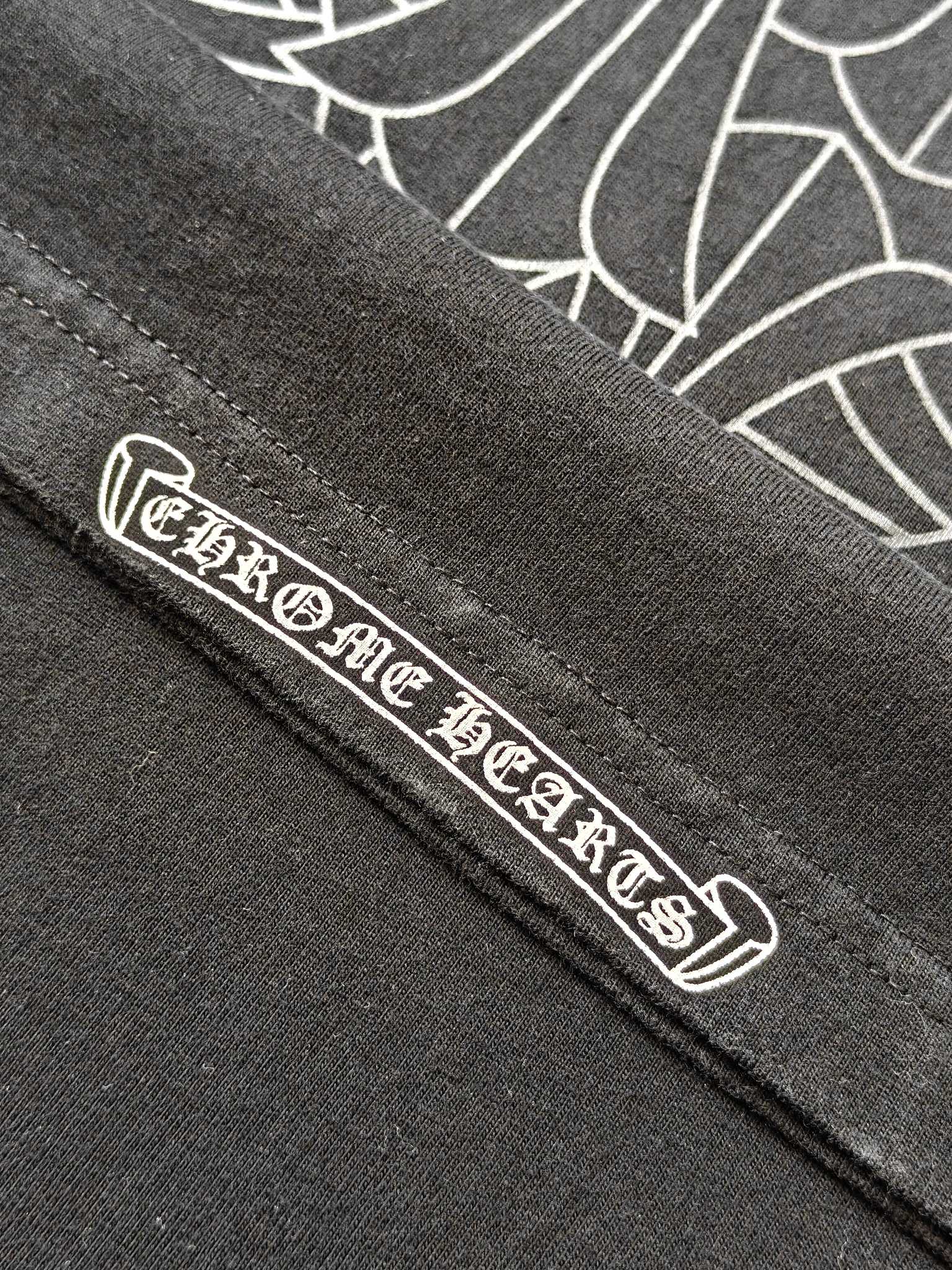 Chrome Hearts CH 克罗心 Vintage 十字暗影水洗短袖