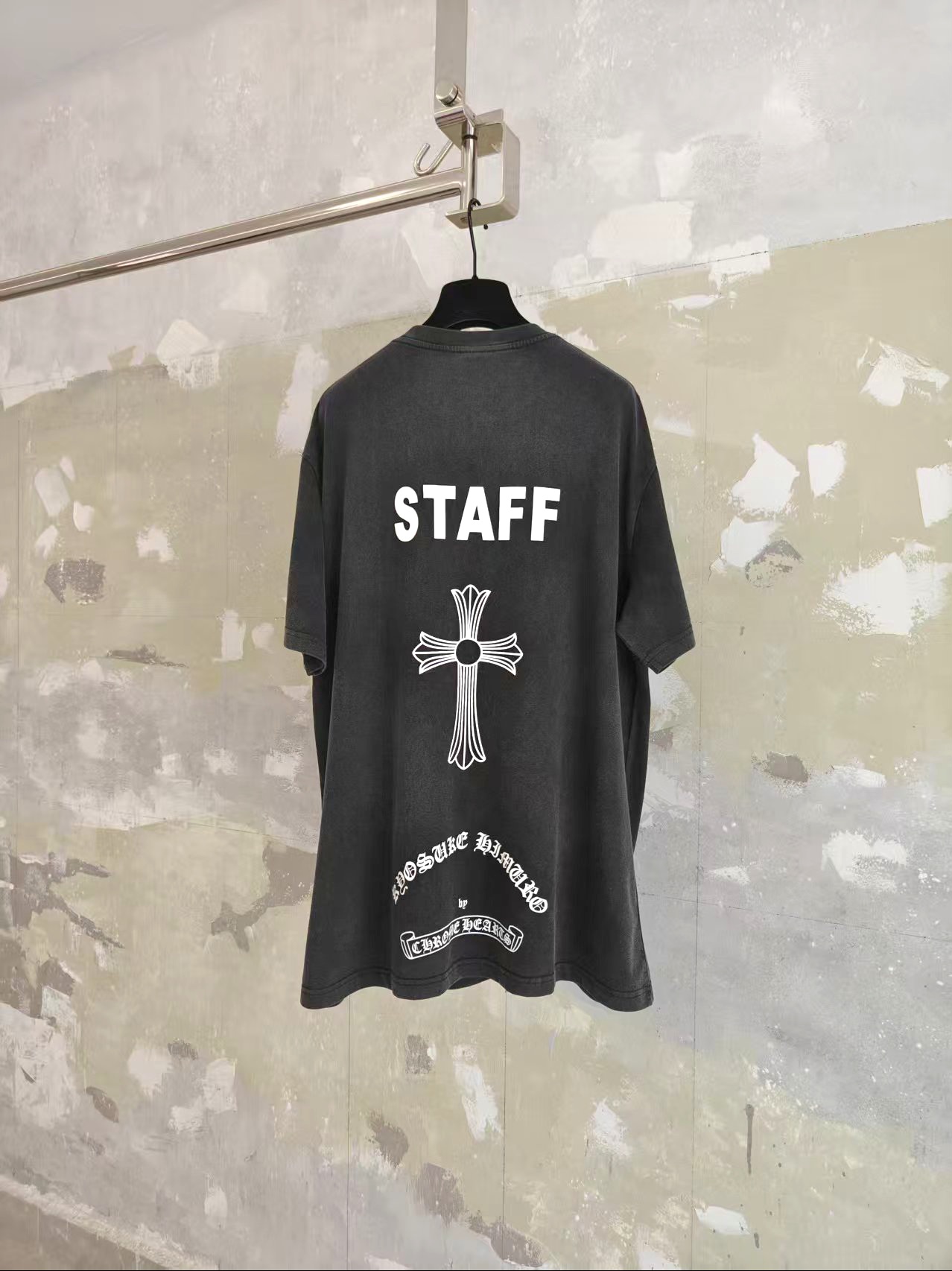 Chrome Hearts CH 克罗心 Vintage 水洗室京介联名staf短袖