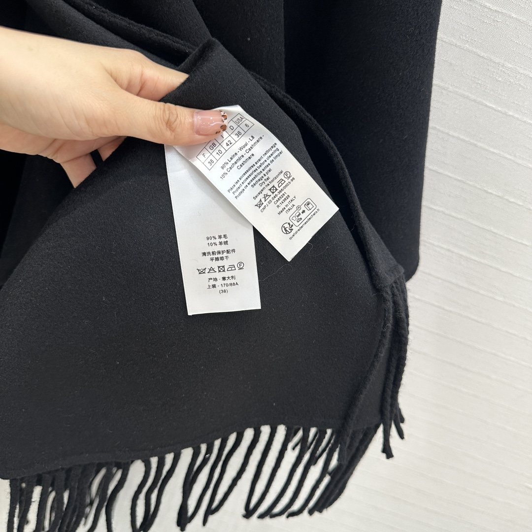 独家首发❤️高端原单品质！Dio*迪丽热巴同款羊绒披肩大围巾斗篷！进口100%绵羊皮！定制10羊绒90羊