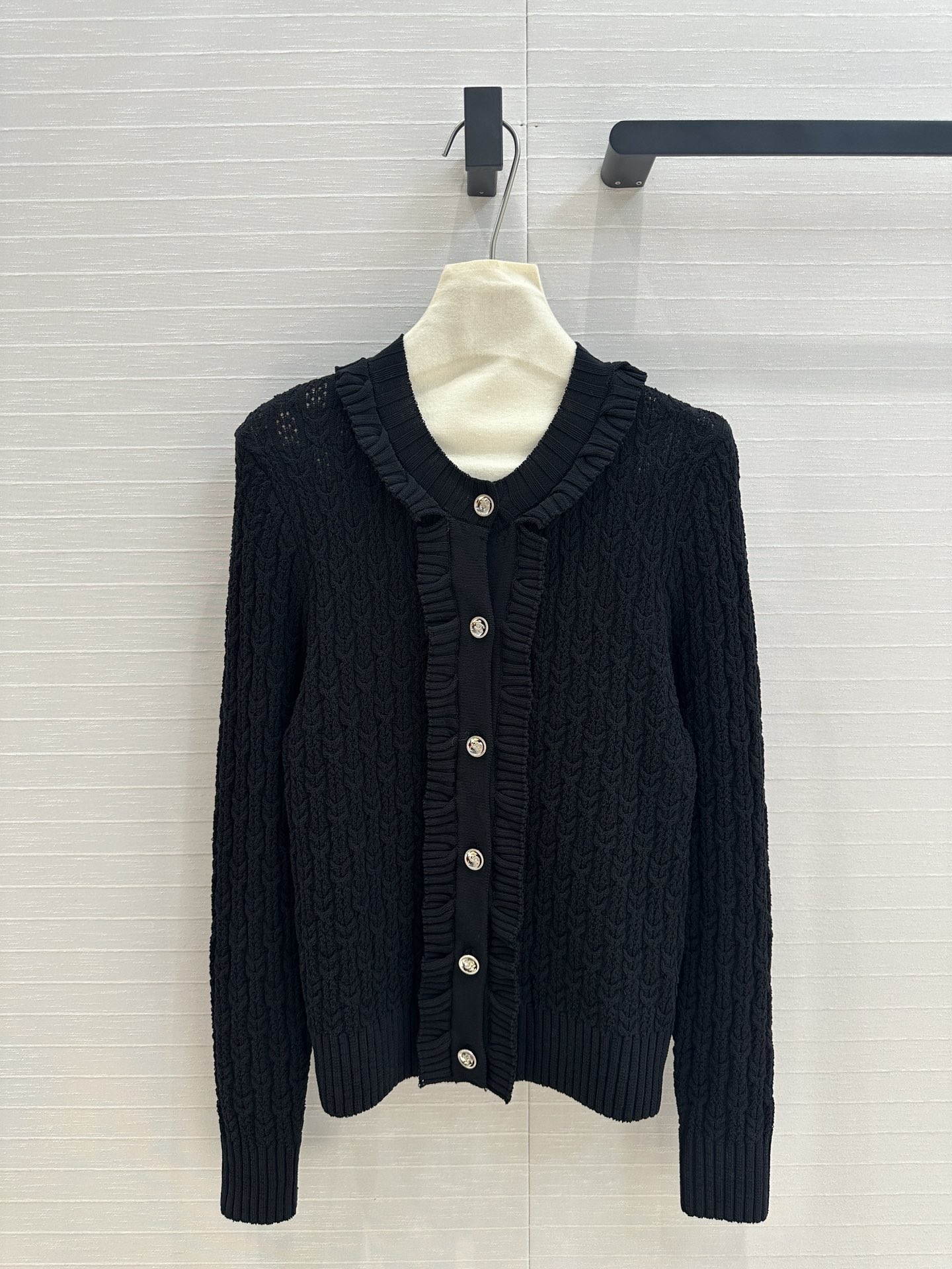 Replica di migliore qualità
 Chanel Abbigliamento Cardigan Splicing Lavorazione a maglia