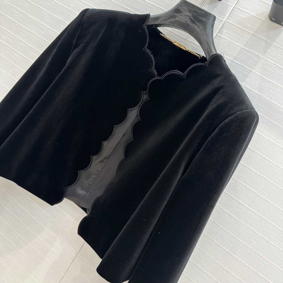 Chic Fall-Winter New Items: Velvet Suit with Embroidered Jacket and Skirt - 图片 8