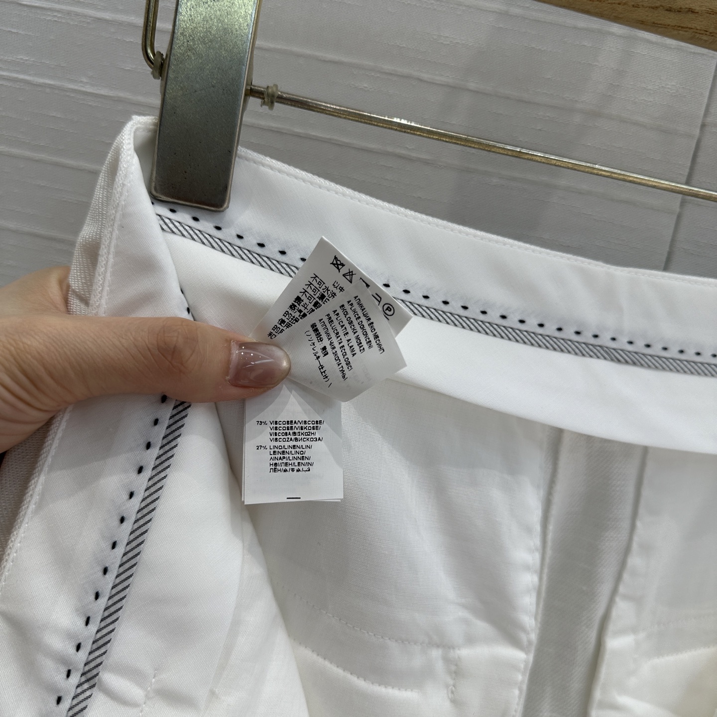 独家首发❤️Bc 25s早春新品，亚麻高腰褶裥西裤！老钱慵懒通勤随性的高级单品。笔挺却不厚重，舒服的不想