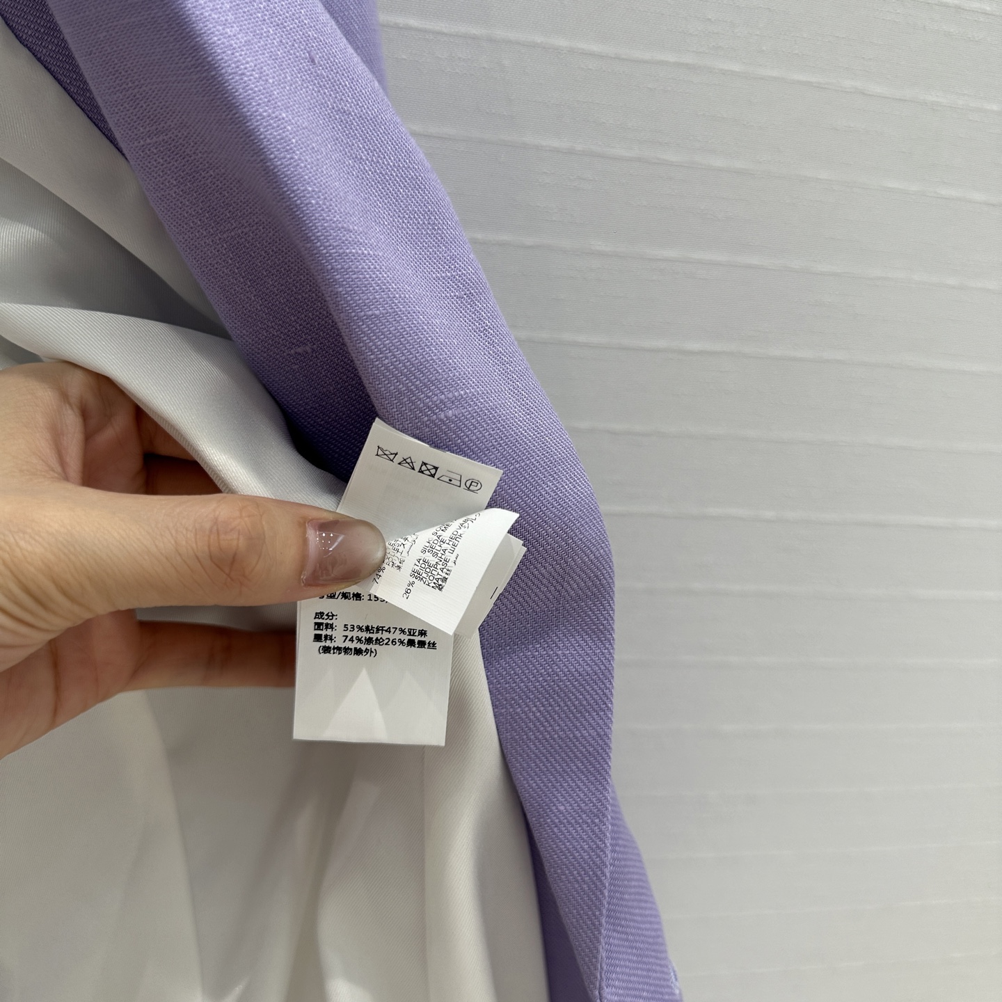 独家首发，原单品质❤️BC高智感穿搭！浪漫的莫奈紫西装外套！独家定染亚麻面料质感挺阔舒适，经典双排扣设计