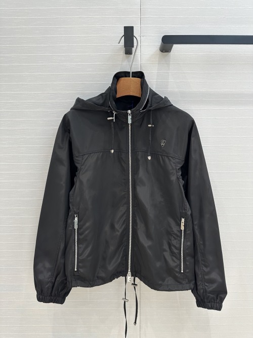 Burberry Lightweight Nylon Hooded Jacket, Windbreaker Style 1 Burberry Lightweight Nylon Hooded Jacket, Windbreaker Style
