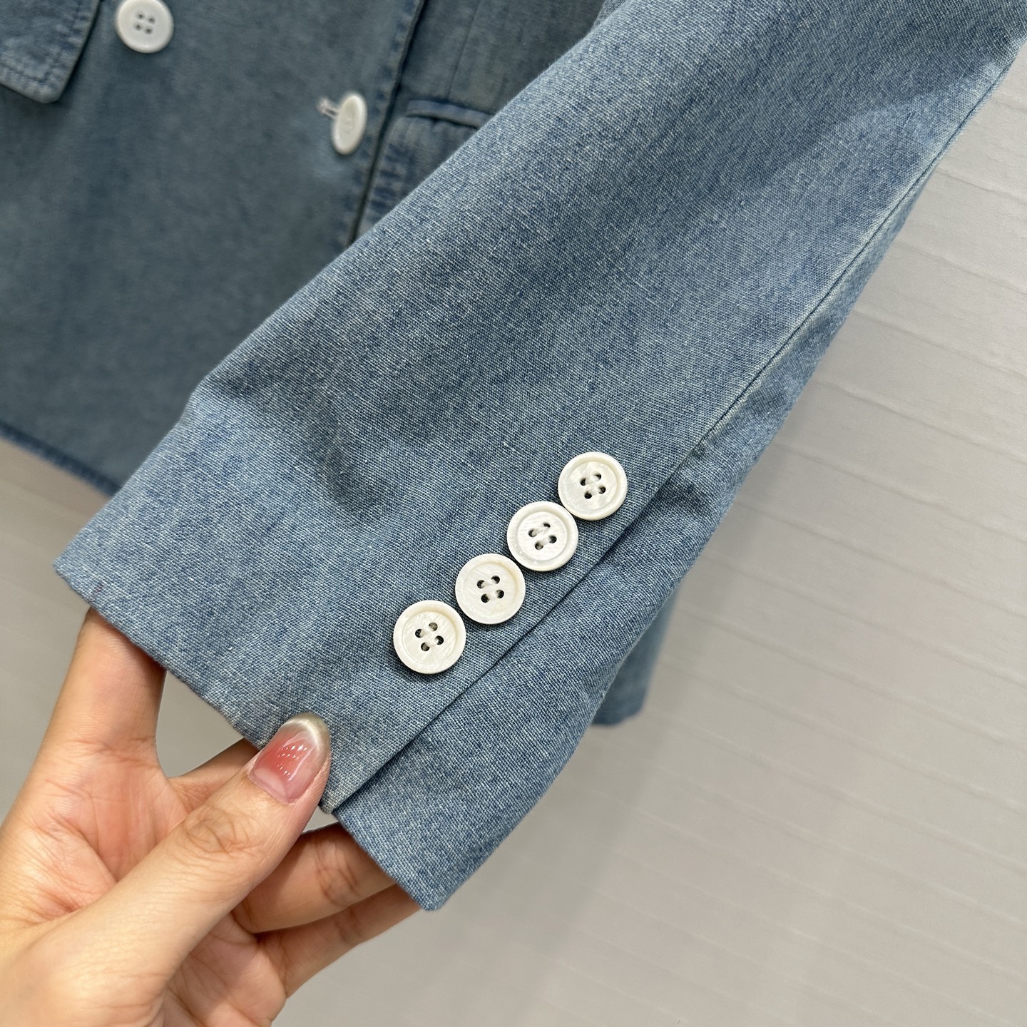 P897 Original Women’s Suit: Zolaf 25 Spring/Summer Collection, Double-Button Cowboy Jacket - 图片 6