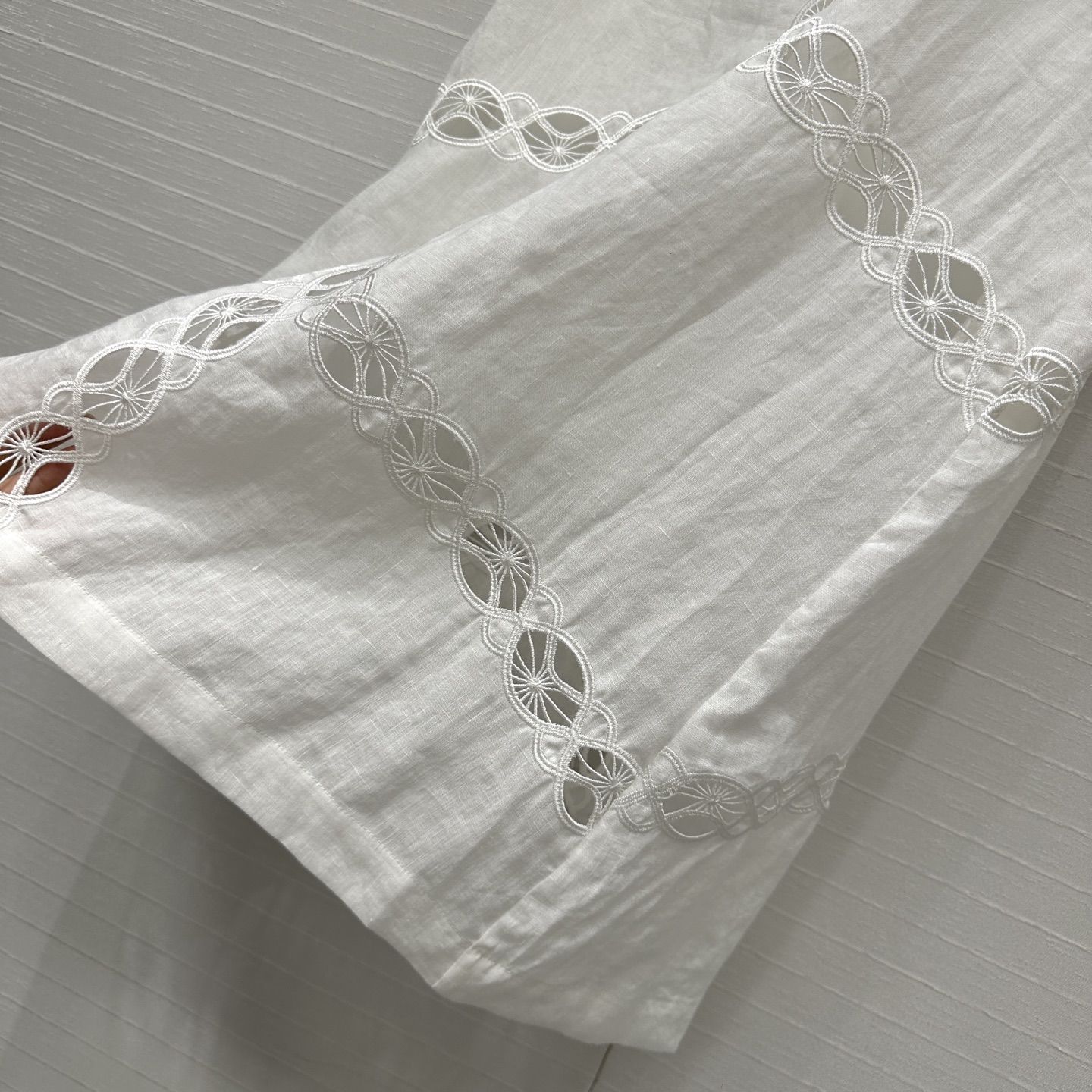 Luxury French-Style Embroidered Linen Dress: Elegant and High-Quality Women’s Suit Option - 图片 7