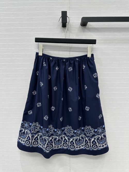 Miu Miu-Inspired Paisley Print Midi Skirt | Cotton Blend, Summer Style 1 Miu Miu-Inspired Paisley Print Midi Skirt | Cotton Blend, Summer Style