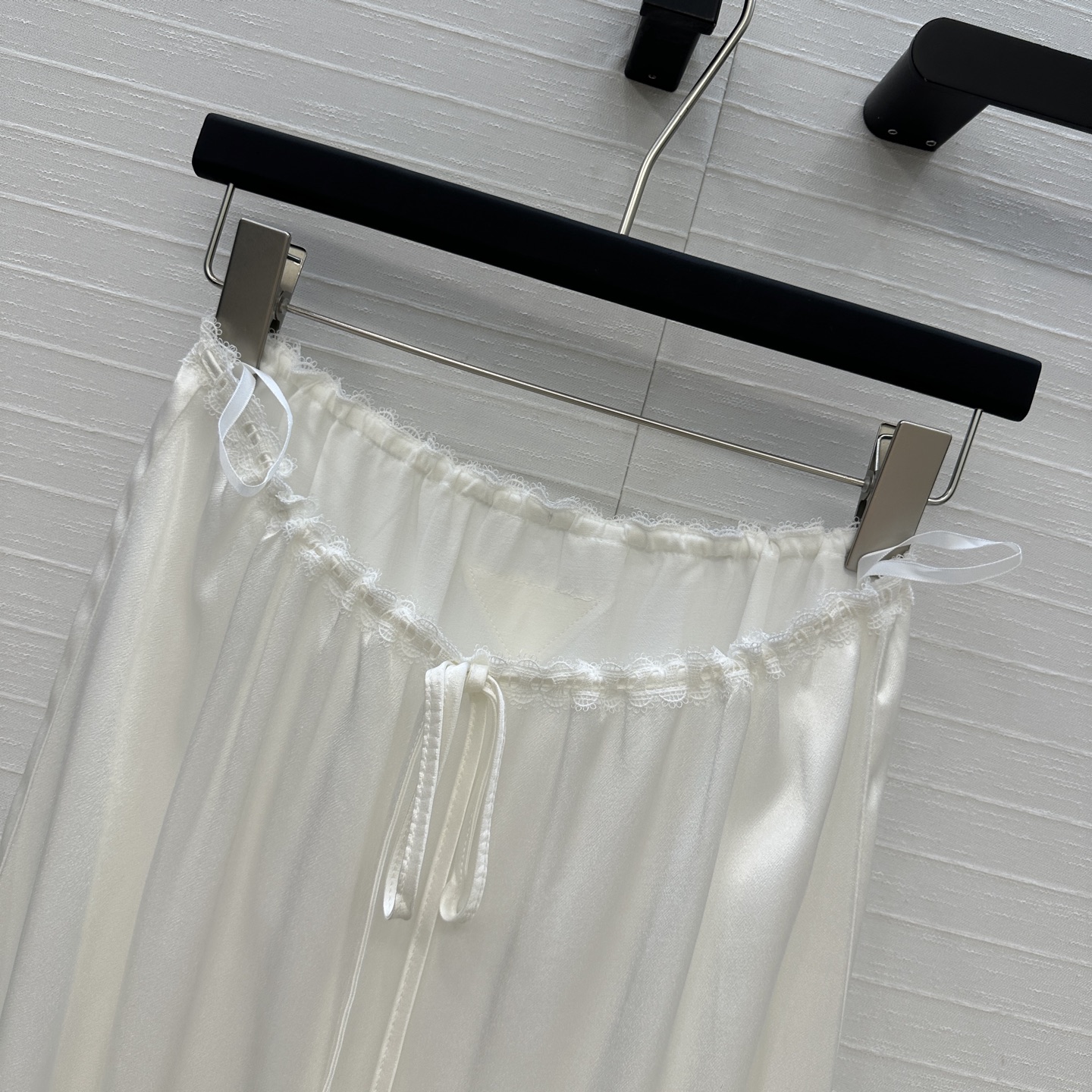 Elegant Lace Trim Midi Skirt - Romantic White Skirt with Drawstring Waist 5 i1747682048460 1524 0 3