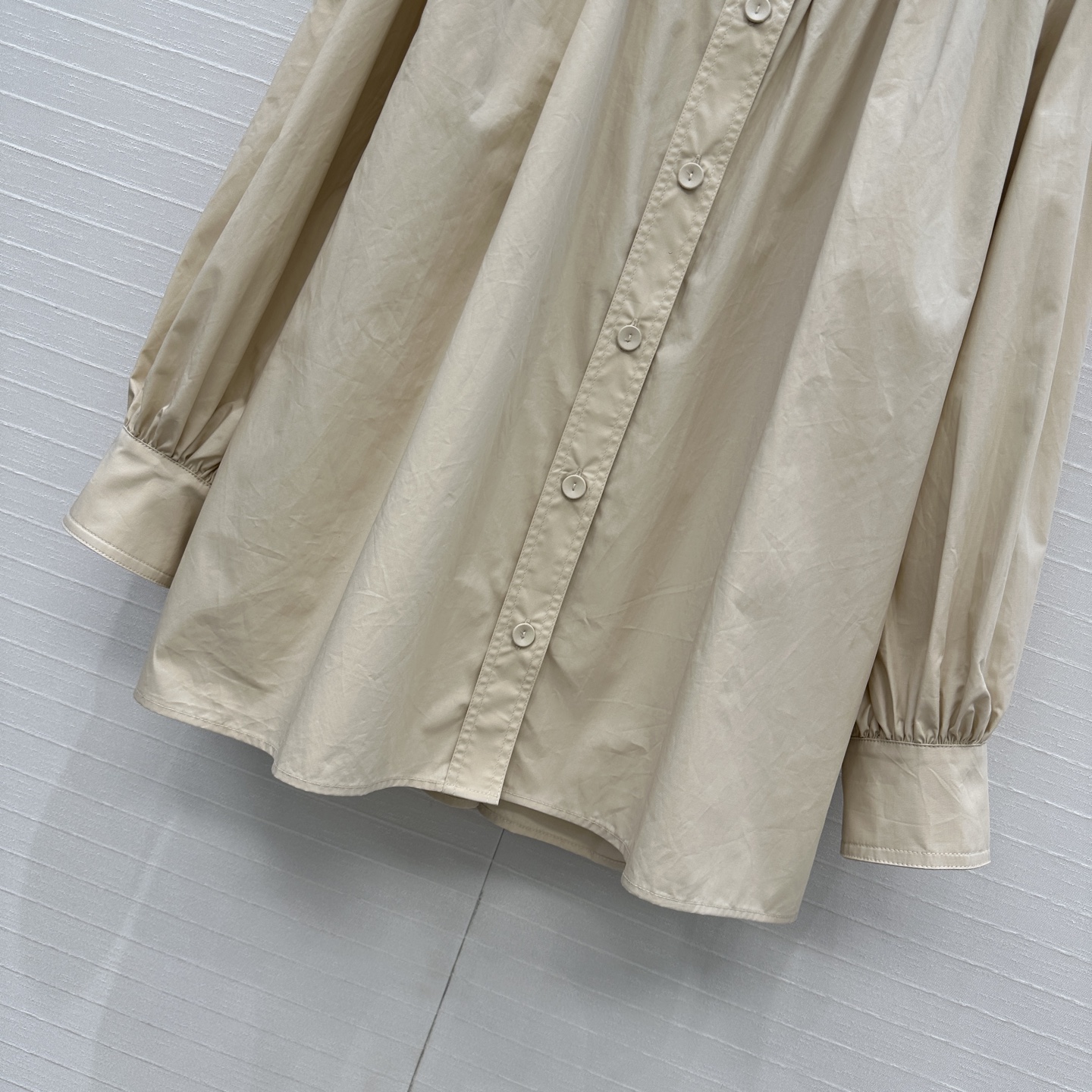 Elegant Women's Set: Lantern Sleeve Shirt & Bermuda Shorts - Premium Cotton 7 i1747683556245 8900 0 5