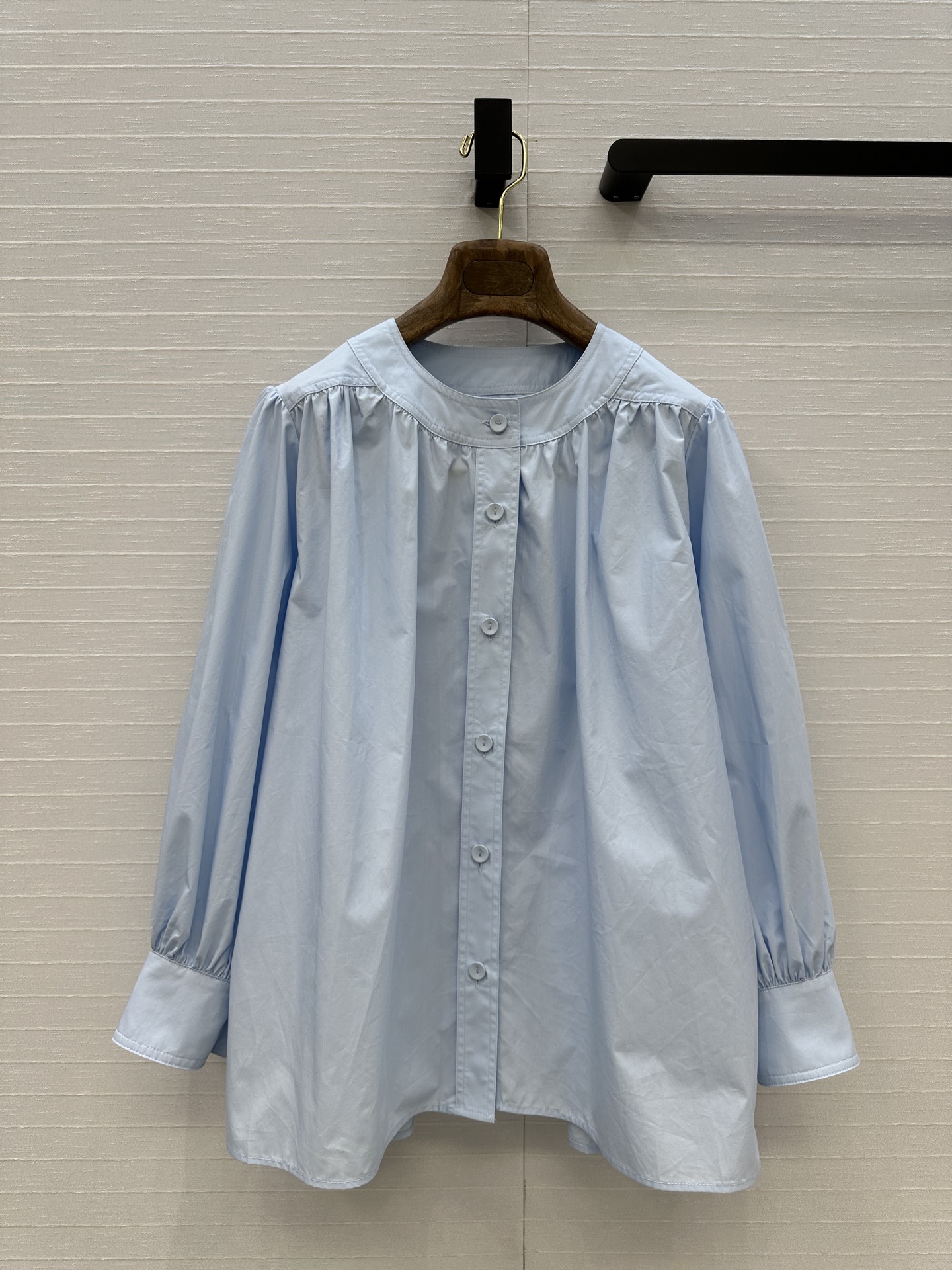 Elegant Women's Cotton Blend Lantern Sleeve Shirt & Bermuda Shorts Set 3 i1747684133280 6728 0 1