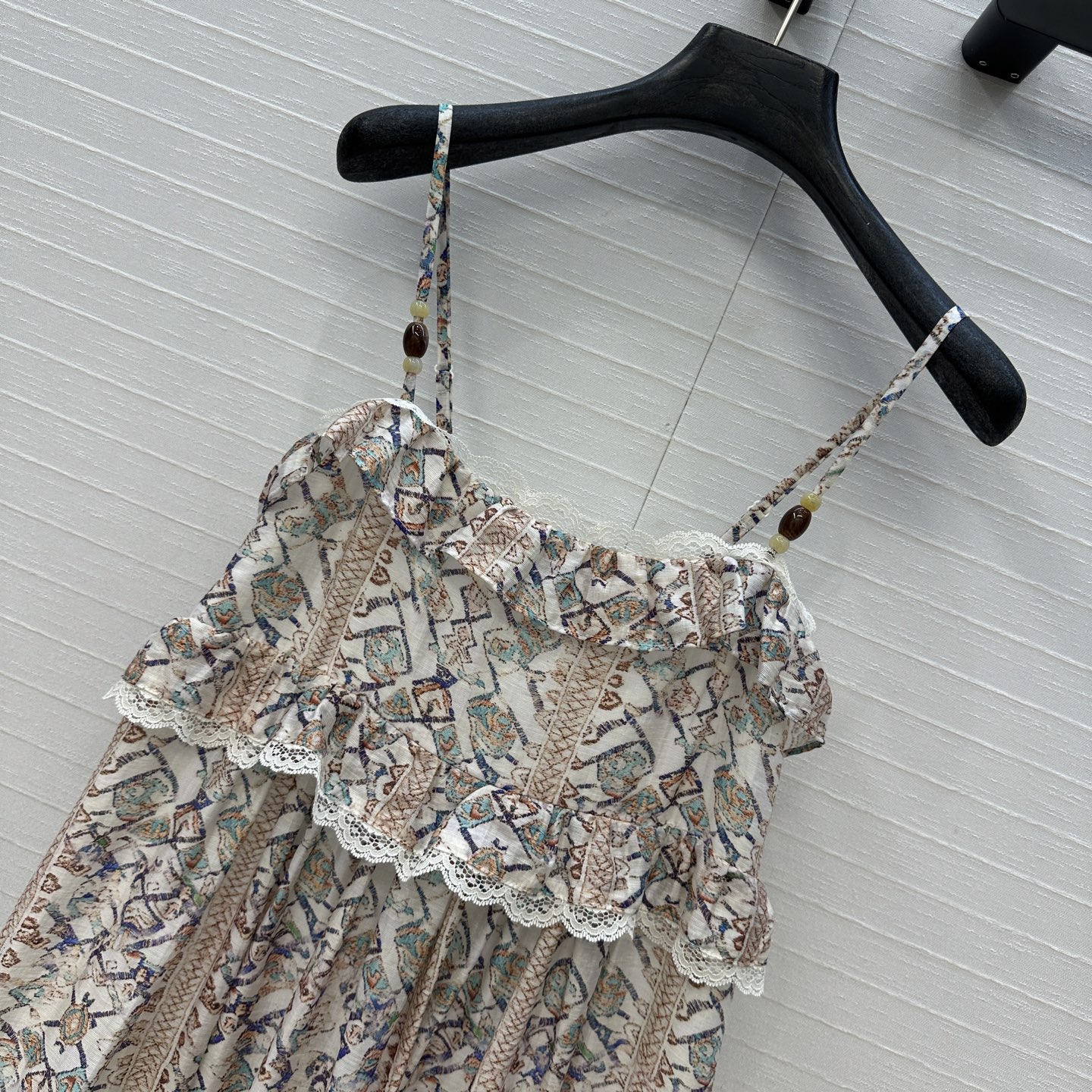 Z-Im25 Nanfa Vacation Plaque Dress: Romantic Lace-Level Cosmopolitan Design - 图片 3